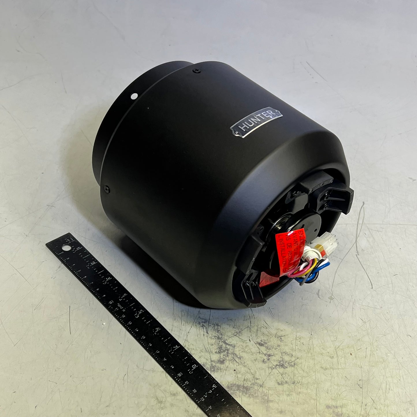 HUNTER Terrace Cove Outdoor Flushmount Fan  4196 CFM 37 Watts Black 51581