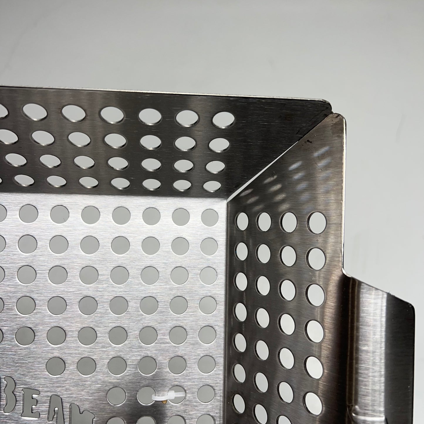 ZA@ JIM BEAM Stainless Steel Square Grilling Wok 13.5"x11"x2.5" Chrome JB0127