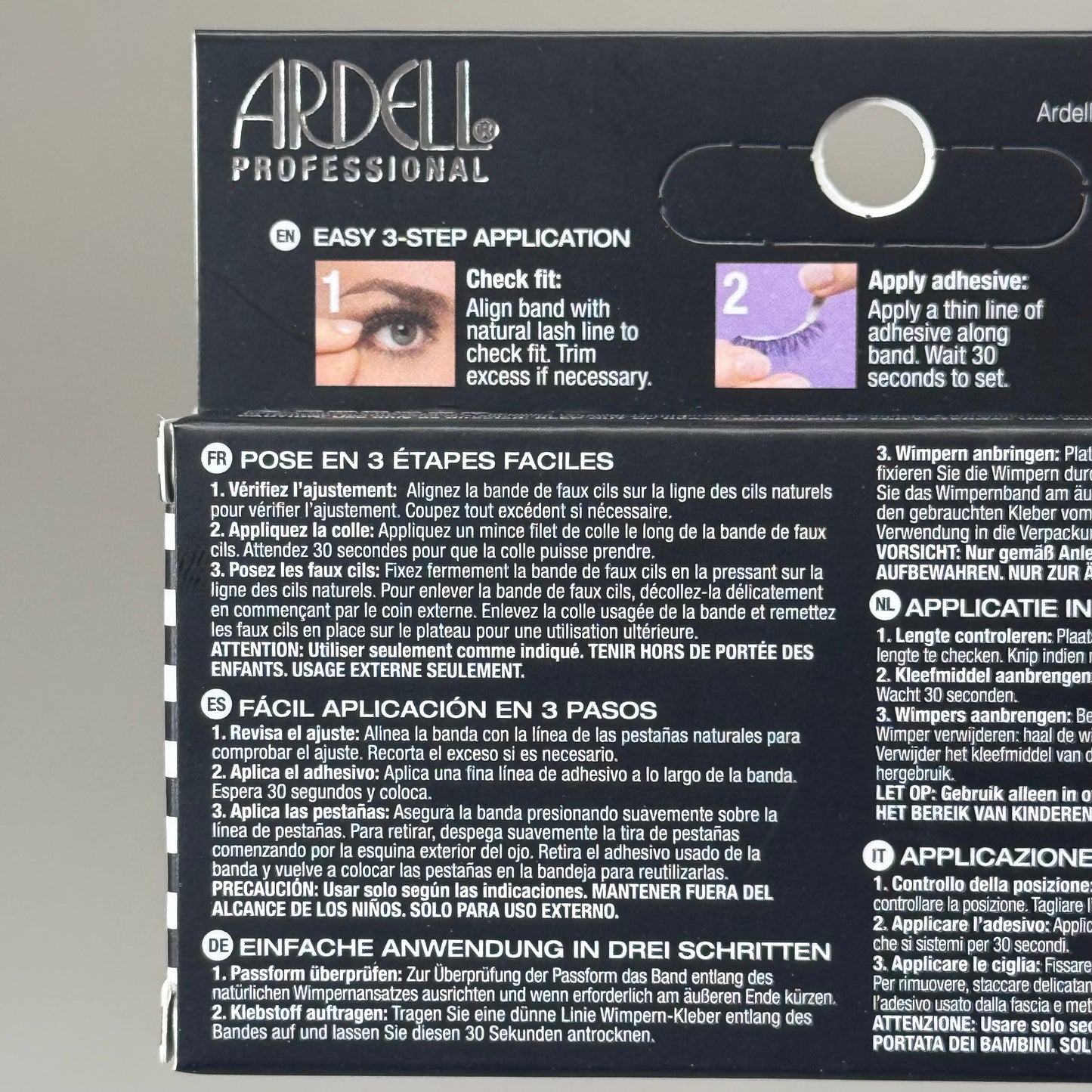 ARDELL (4 PACK, 1 PAIR EACH) Fauxmink Eyelashes Lightweight Knot Free 815