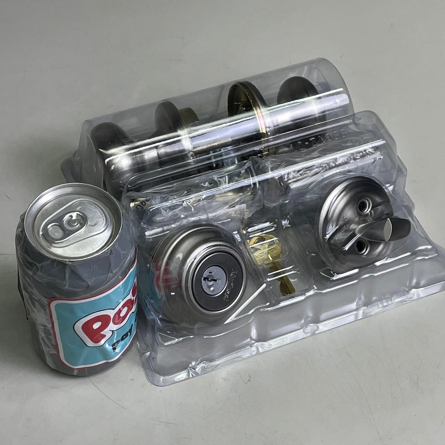 KWIKSET Smartkey Security Dual Key Door Knob Dead Bolt Satin Nickel (New Other)