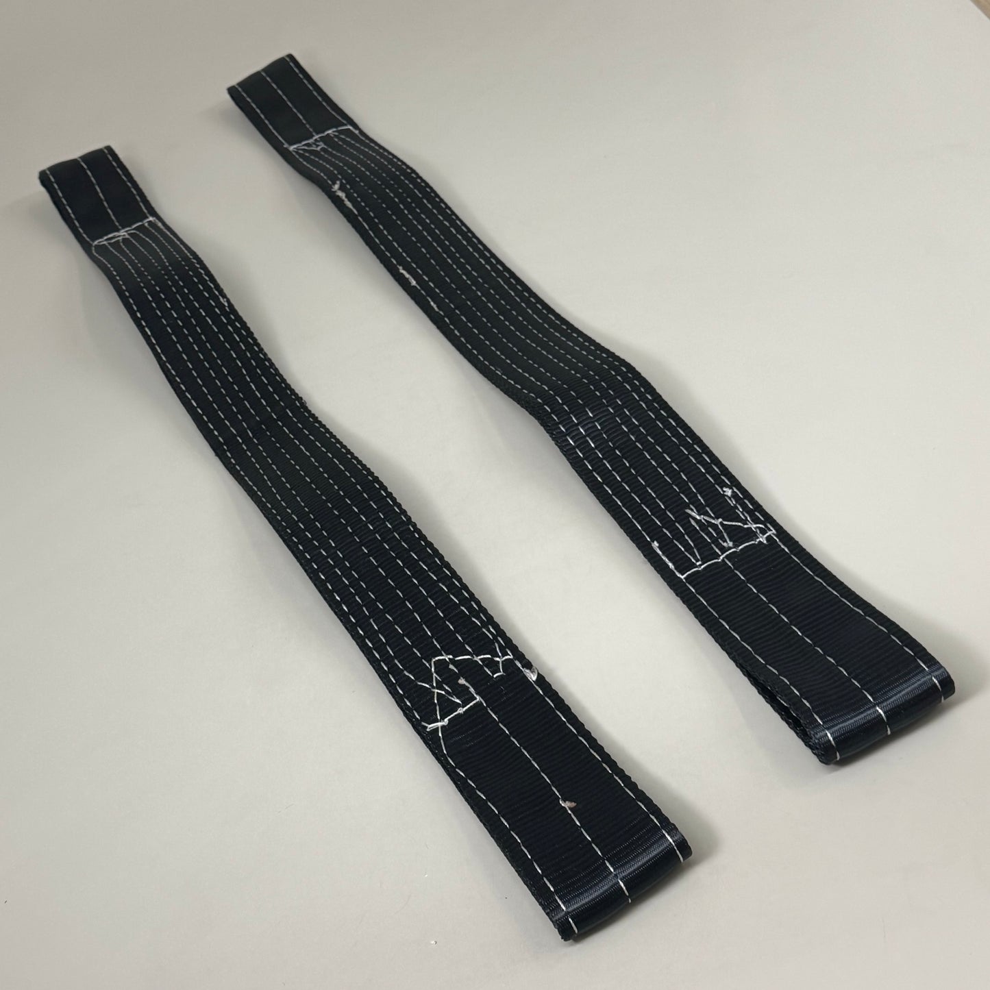 BELLS OF STEEL (2 PACK) Belts for 4 Post Power Rack 43" x 3" Black BLK-43-SST-HDR