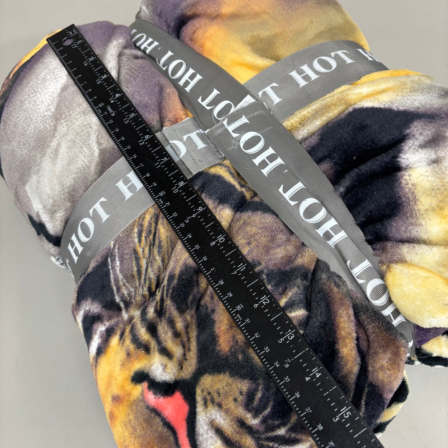 HOT Super Soft Fleece Blanket Tiger w/ Cheetah Print Pattern One Sz (Full Size)