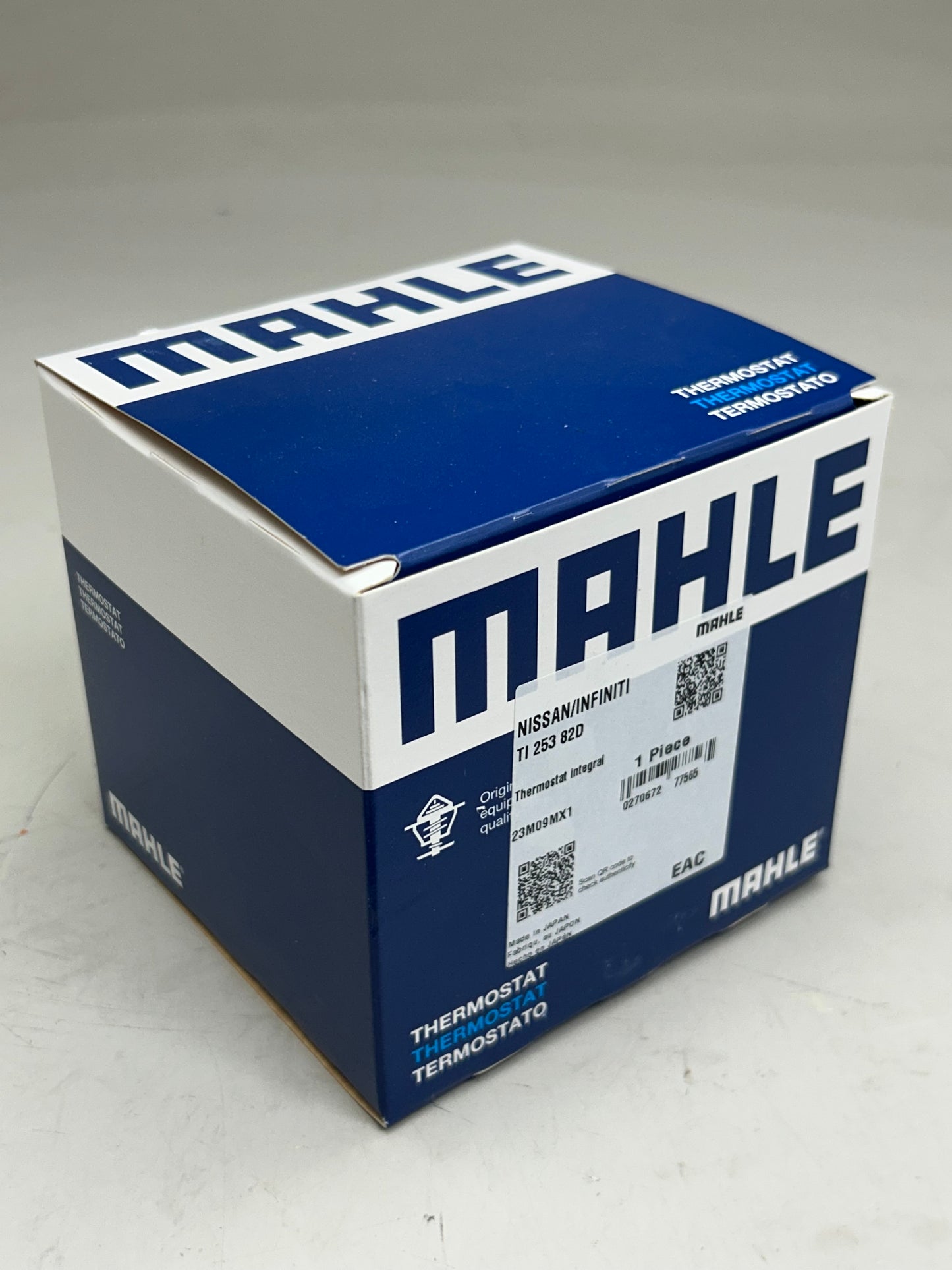 MAHLE Engine Coolant Thermostat Replacement Part For Nissan TI25382D