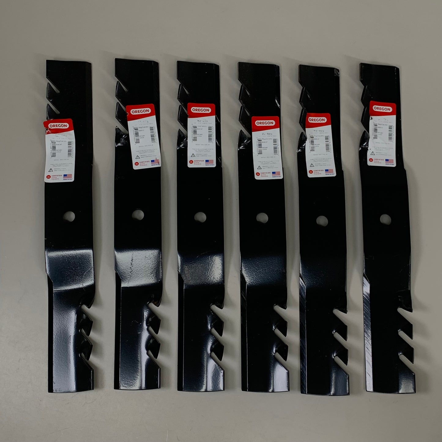 Oregon 6 Piece Mower Blade fit 93-601