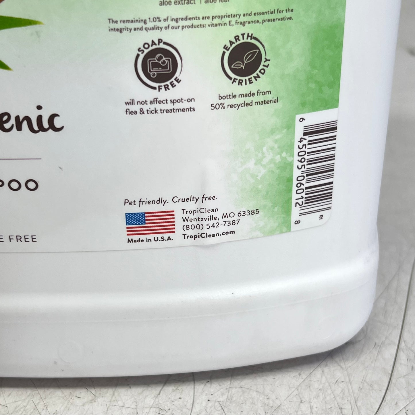 TROPICLEAN Gentle Coconut Hypoallergenic Ph Balance Puppy & Kitten Shampoo 1 Gal