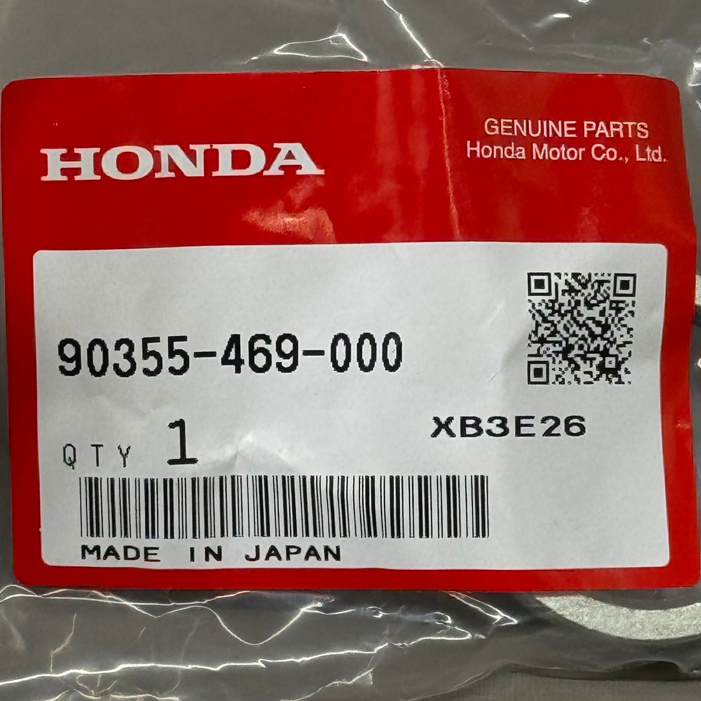 HONDA Swingarm Pivot RR. Nut ATC250SX CBR600F4 CBR600F4I OEM 90355-469-000