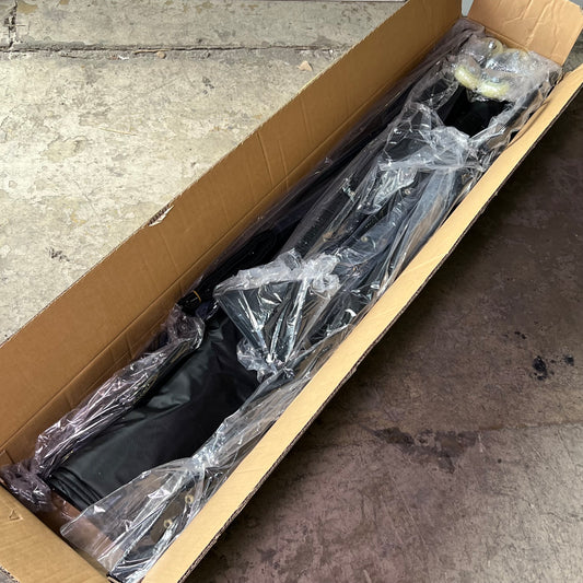 DTK Foldable Chair Rack Sz 65.6" x 11.8" x 5.5", Black