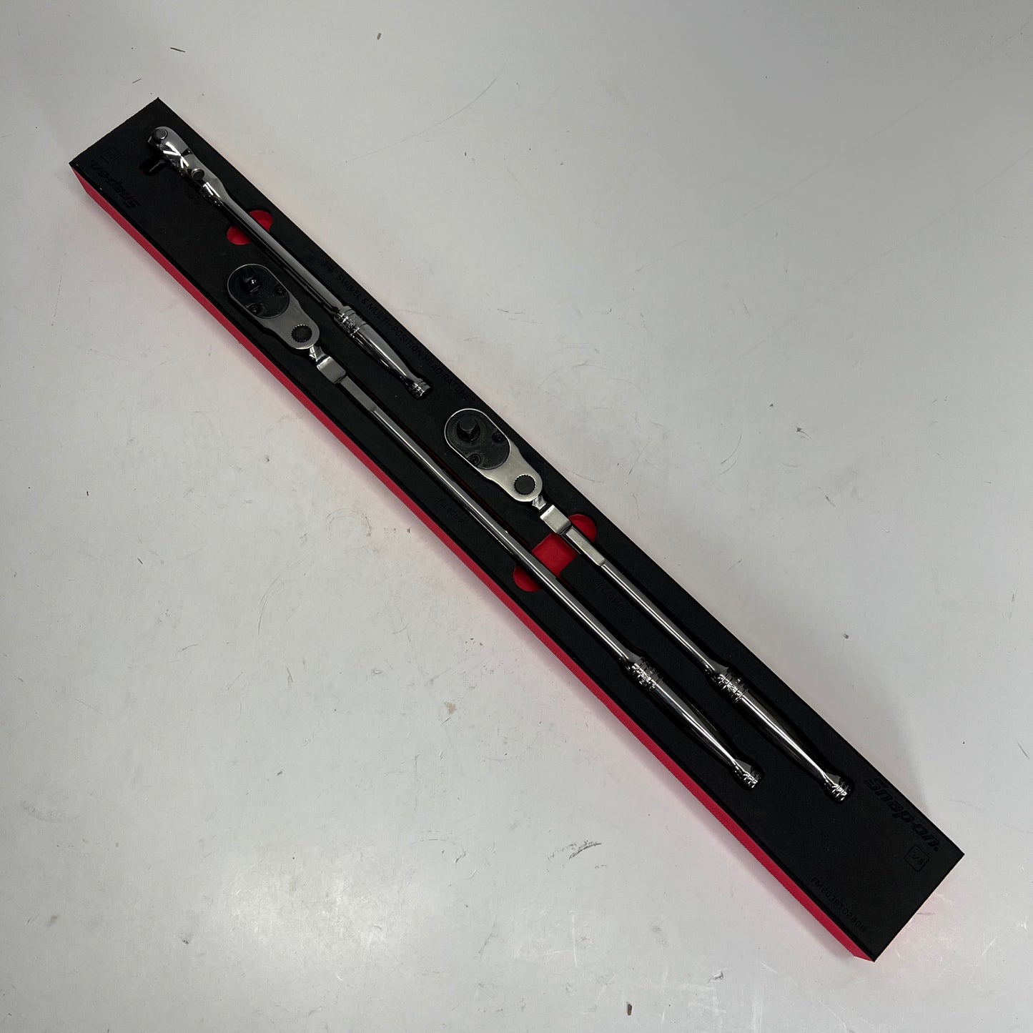 SNAP ON Mixed Ratchet Set Pro Fit Organization  3 Piece - 3/8"Drive  203RT0280FR
