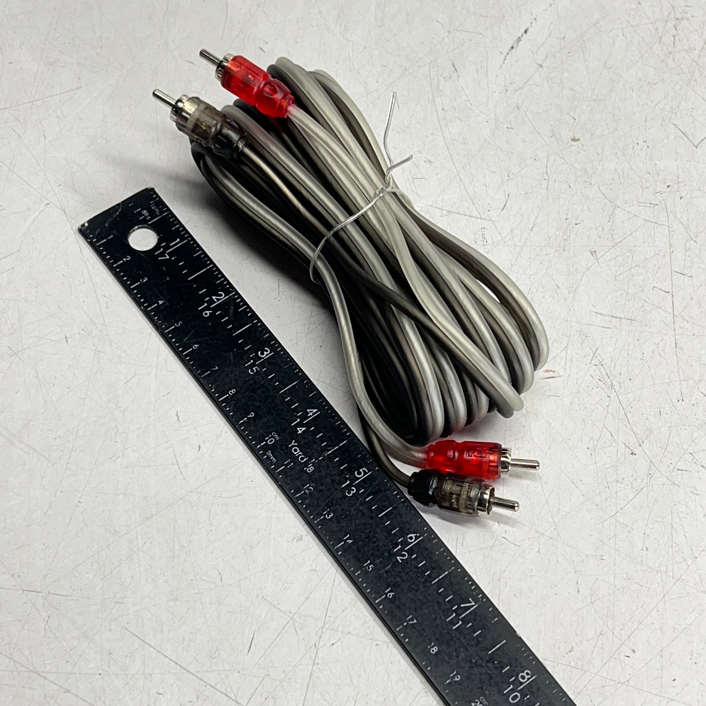 METRA Interconnect Rca Cable Stereo Audio Equipment 17' 2 CH Red/Black BY-RC17