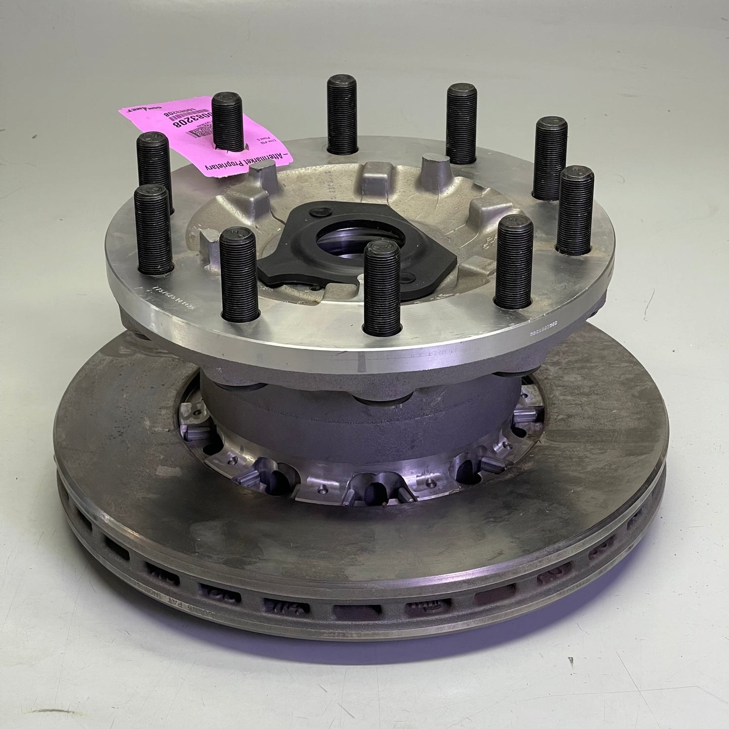 CONMET Aftermarket Preset Hub & Rotor Assembly 10" x 17" Dia ALUMINUM and Steel 10083208