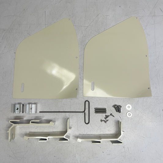 ZA@ SUN SETTER Hardware Kit for Vista and Motorized Awning Aluminum Hood White 4714-3