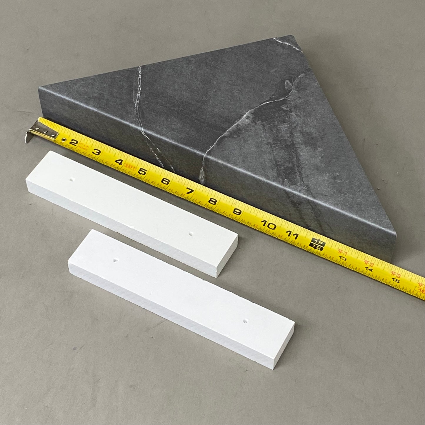 PALISADE Vinyl Waterproof Shower Shelf 7.12"x14.56"x2" Grey 53718