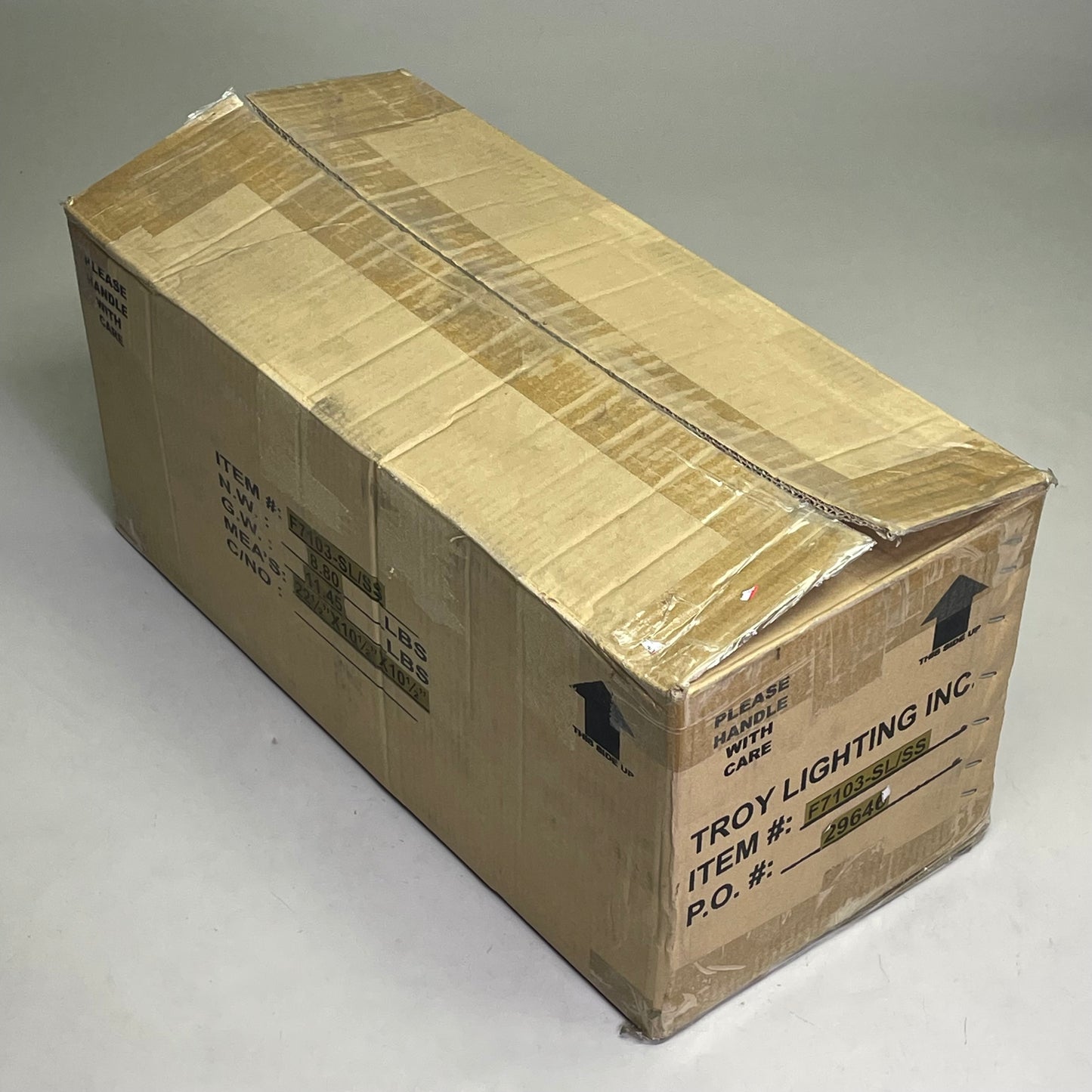 TROY LIGHTING Enigma Pendant Light 14.25" x 7.75" Silver Leaf/Stainless Steel F7103-SL/SS