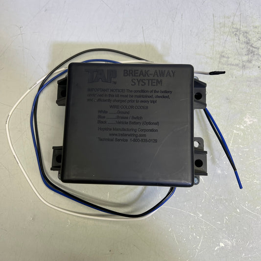 HOPKINS Trailer Break-Away System Kit W/ Battery Charger 7" switch wires 20001