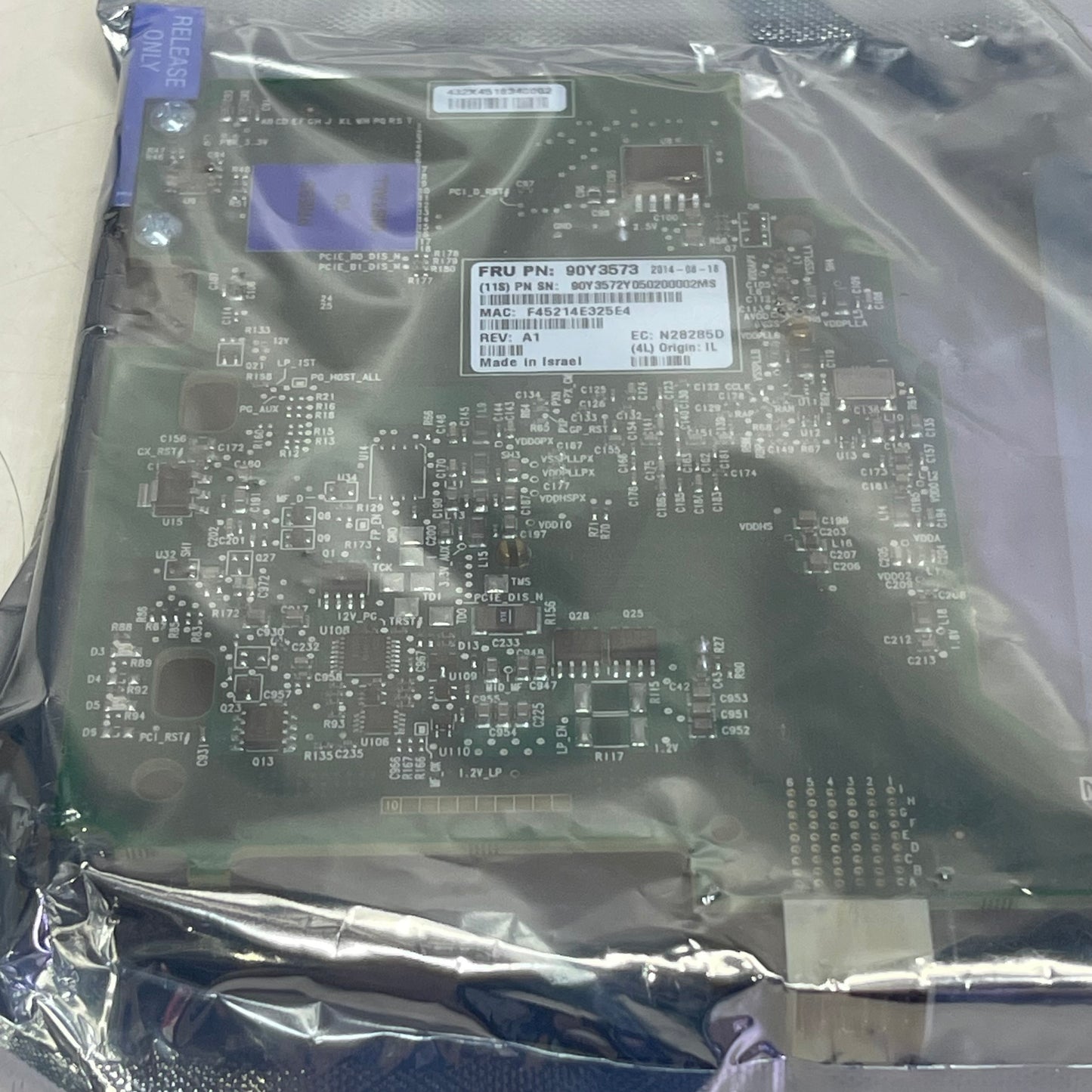 LENOVO IBM XSeries Intel 2 Port 10GB Ethernet Adapter Green 90Y3573