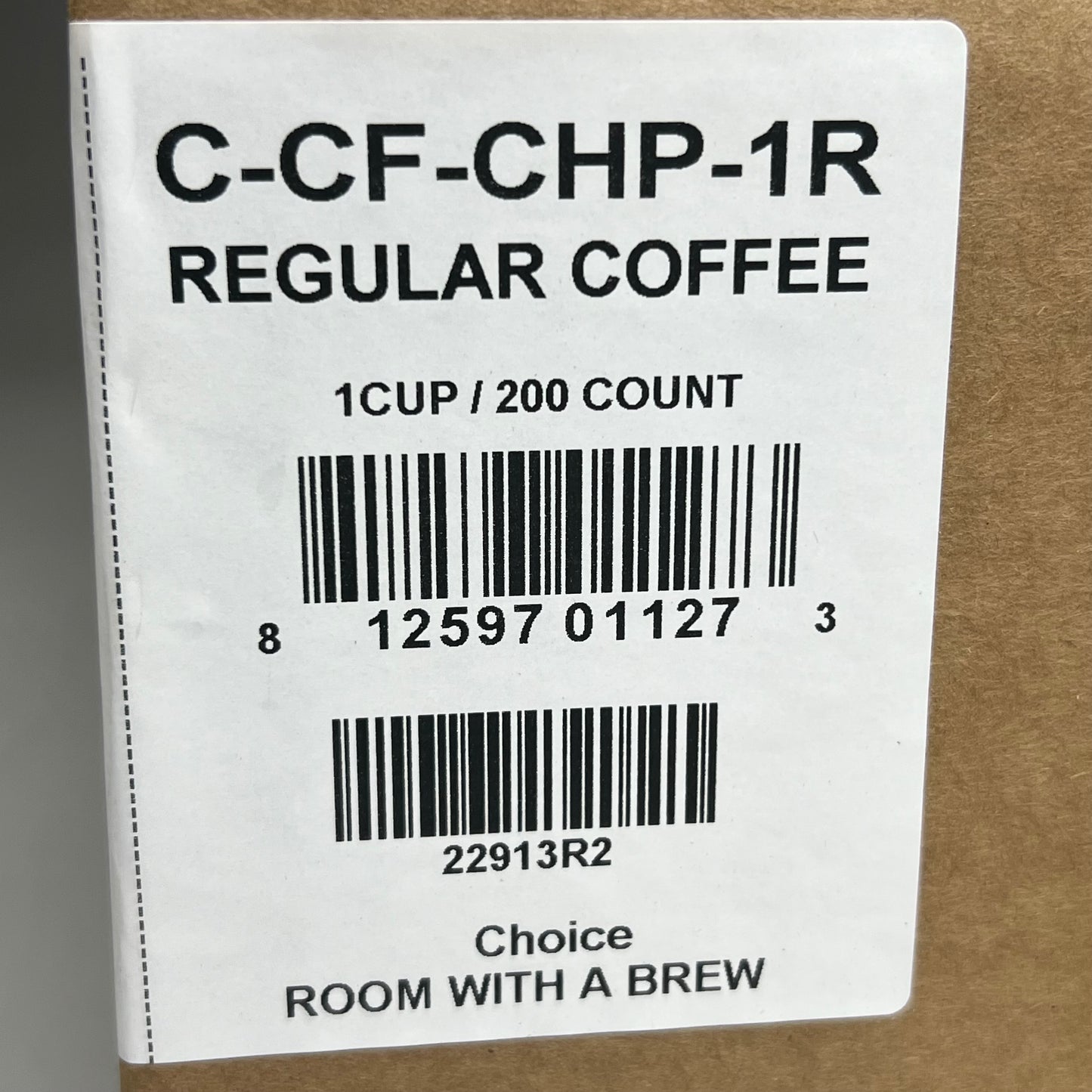 DIPLOMAT COFFEE Room with a Brew Coffee Individual 1 Cup packets (200 PACK)