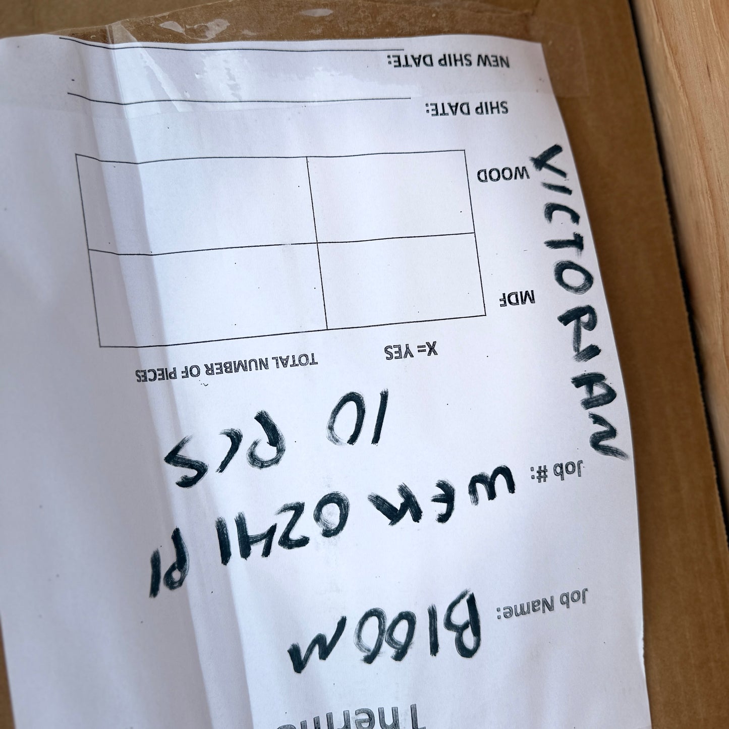 ZA@ Pallet of REBORN CABINETS Pressed Wood Cabinetry Parts Black, White (AS-IS)