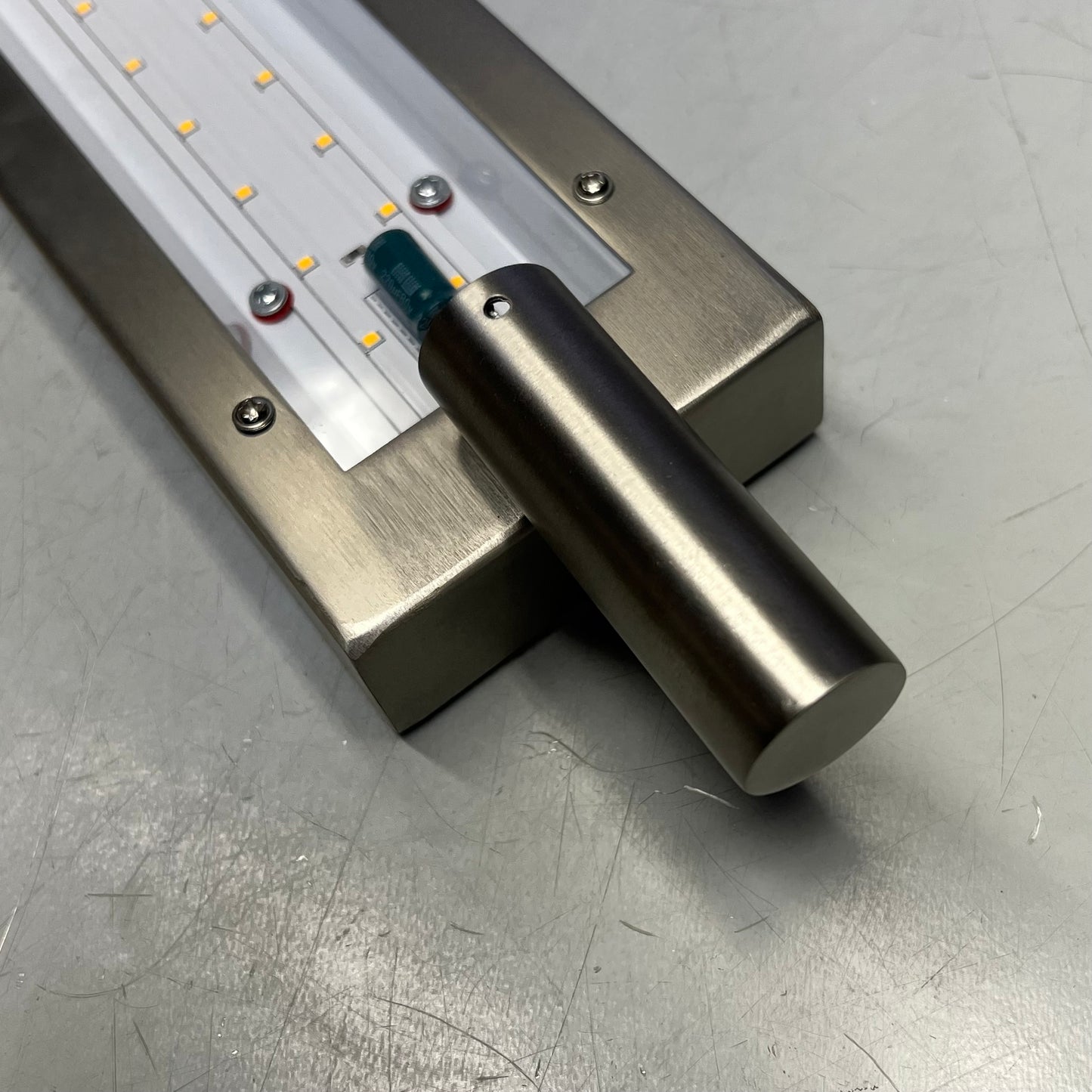 AA DECOR LED Wall Lighting Made Of Iron & White Acrylic Nickel Finish NBWL1032