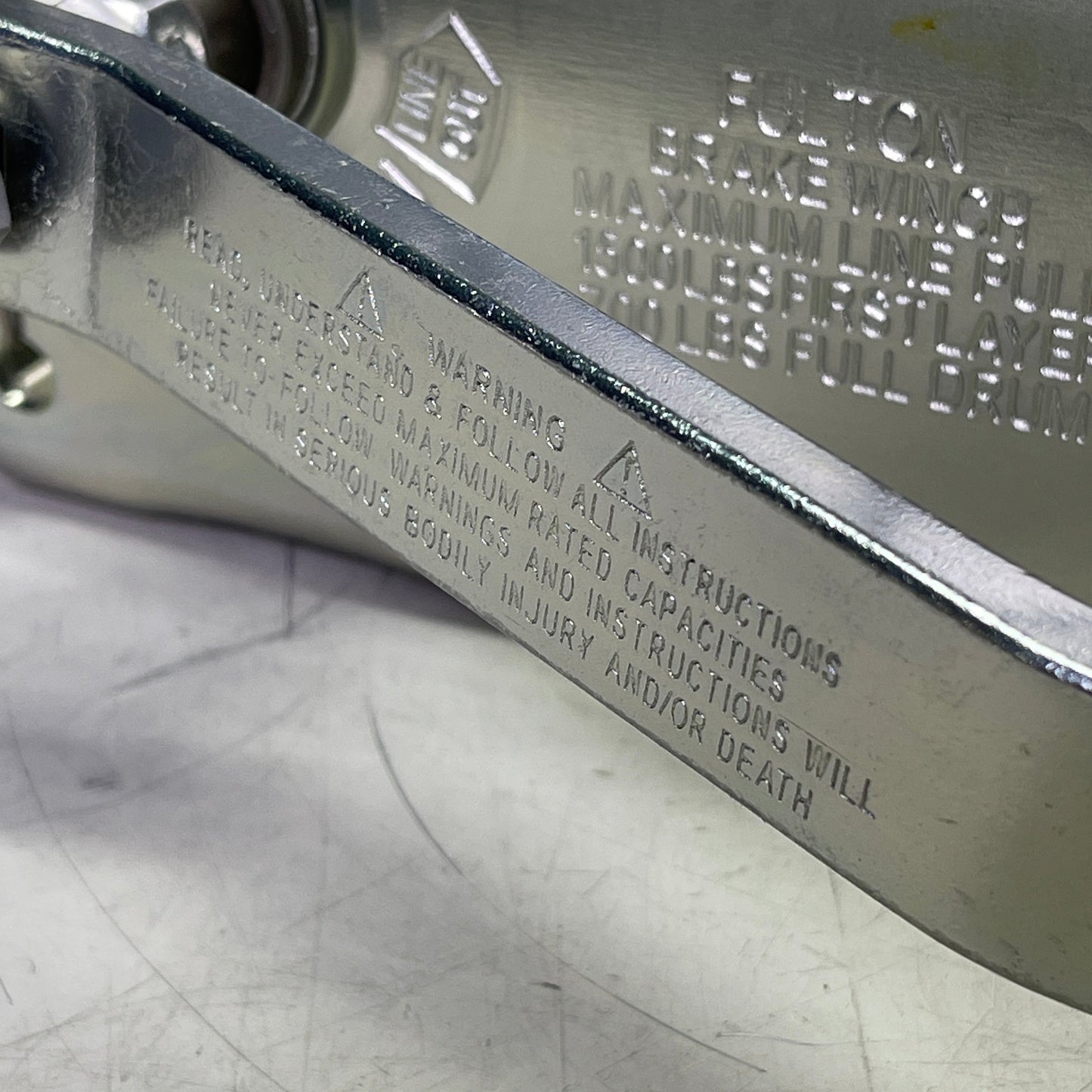 FULTON Automatic Brake Hand Winch, 1500-Lb. Load Capacity 143101