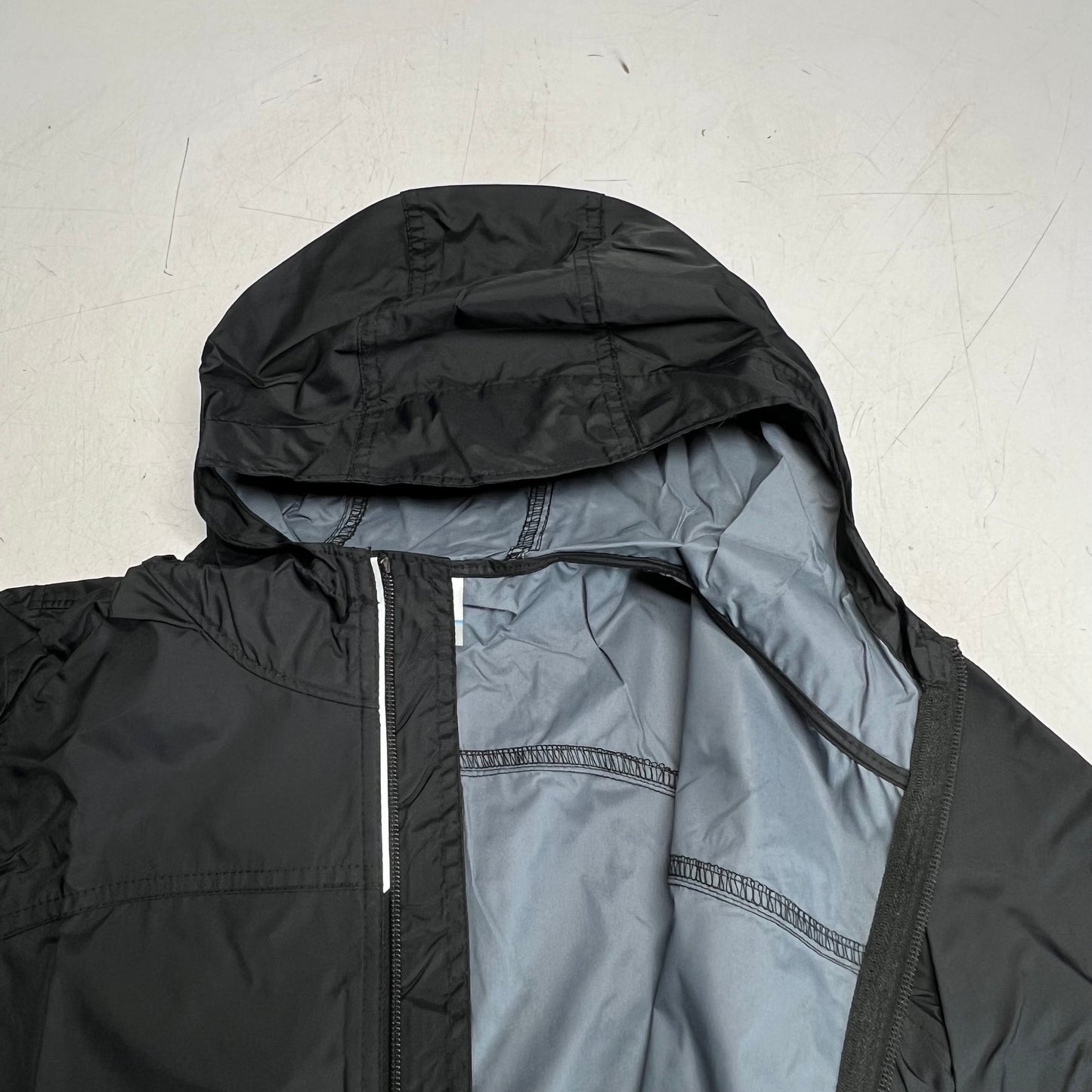 COLUMBIA Waterproof Fabric Glenmaker Jacket  Boy's Sz S  Black RB3416-009