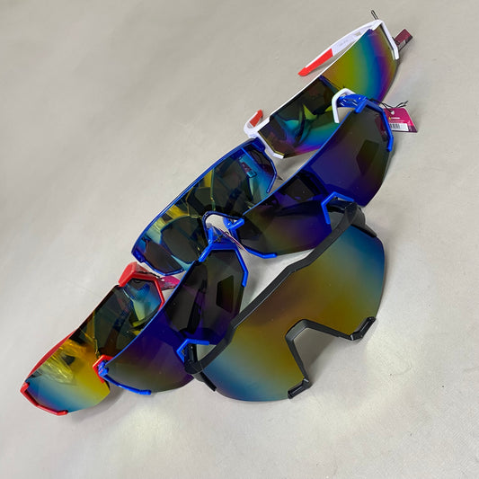 KING STRIKER (6 Pack) Assorted Polarized Sunglasses Shatterproof Polycarbonate Men's Assorted (Copy) (Copy)