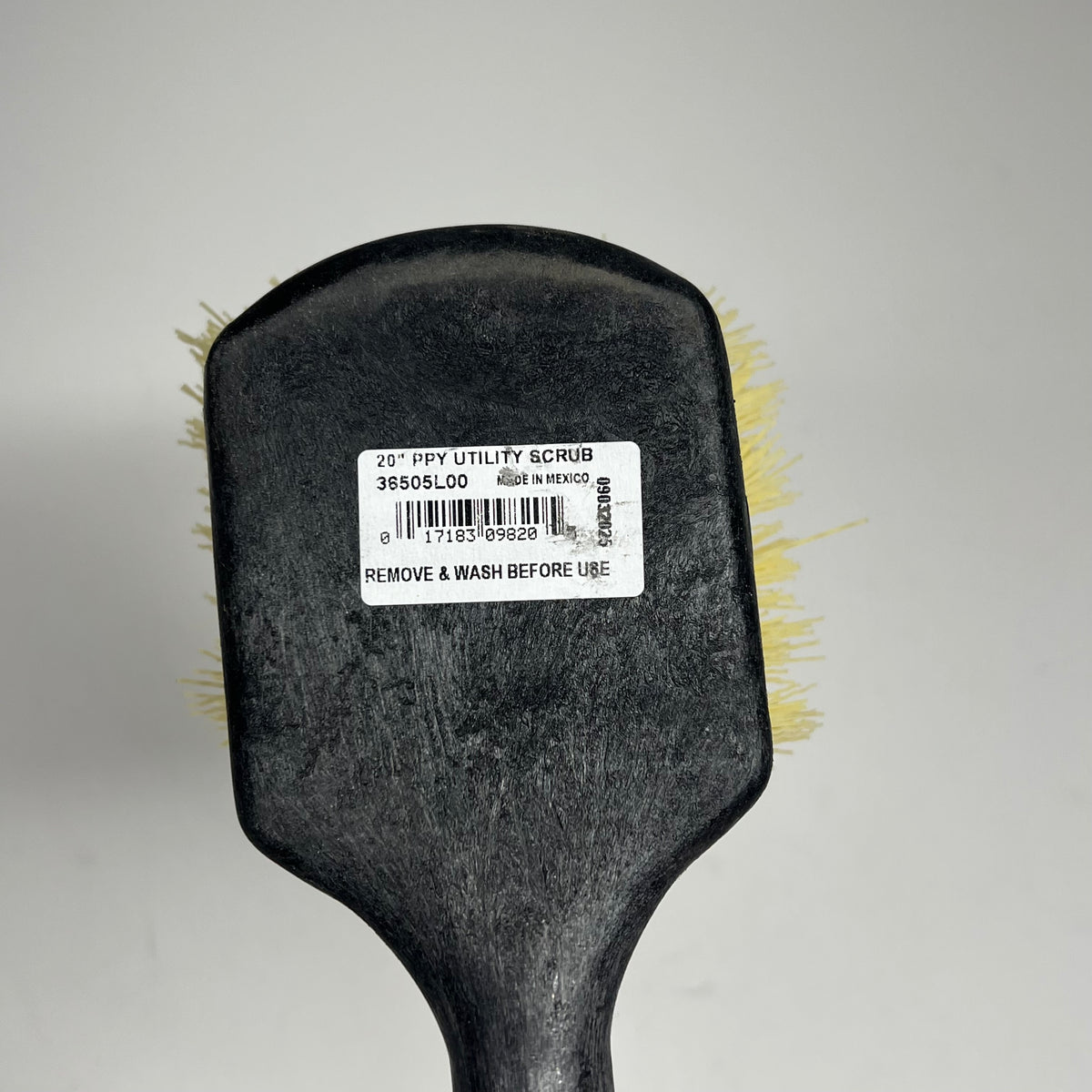 SPARTA (2 PACK) Utility Scrub W/ Polypropylene Bristles 20"x3" Black 36505L00