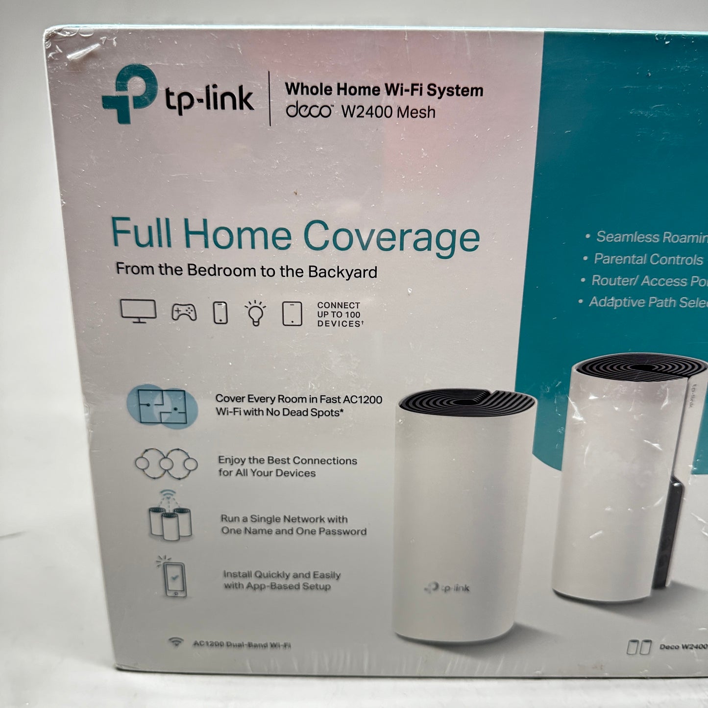 TP-Link Deco W2400 Whole Home Mesh Wi-Fi System AC1200 Dual-Band