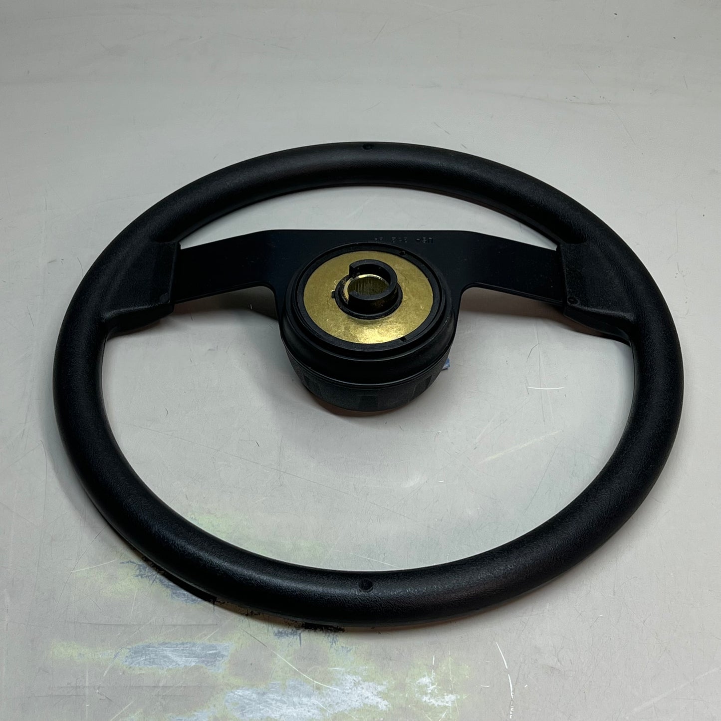 15.5" Steering Wheel For Semi or RV Black BBBL16542SS