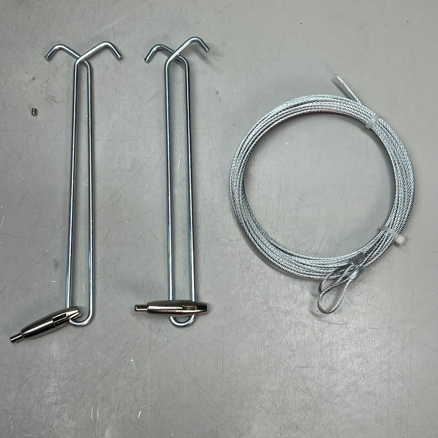 LITHINIA LIGHTING Single Aircraft Cable Gripper Y Hanger Kit 10' Chrome ZACVH