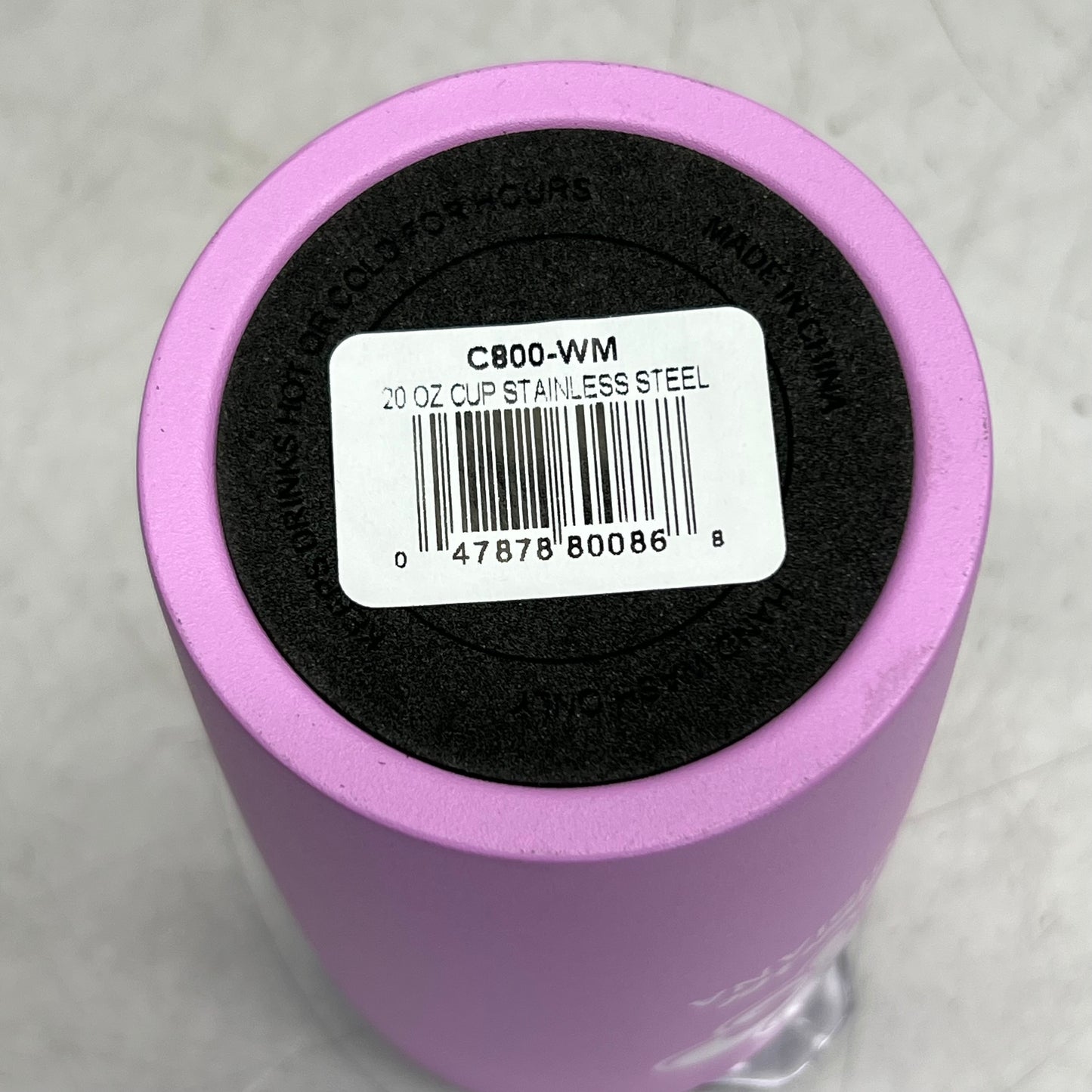 US PALY 20 Oz Stainless Steel Tumbler with Design, Pink C800-WM