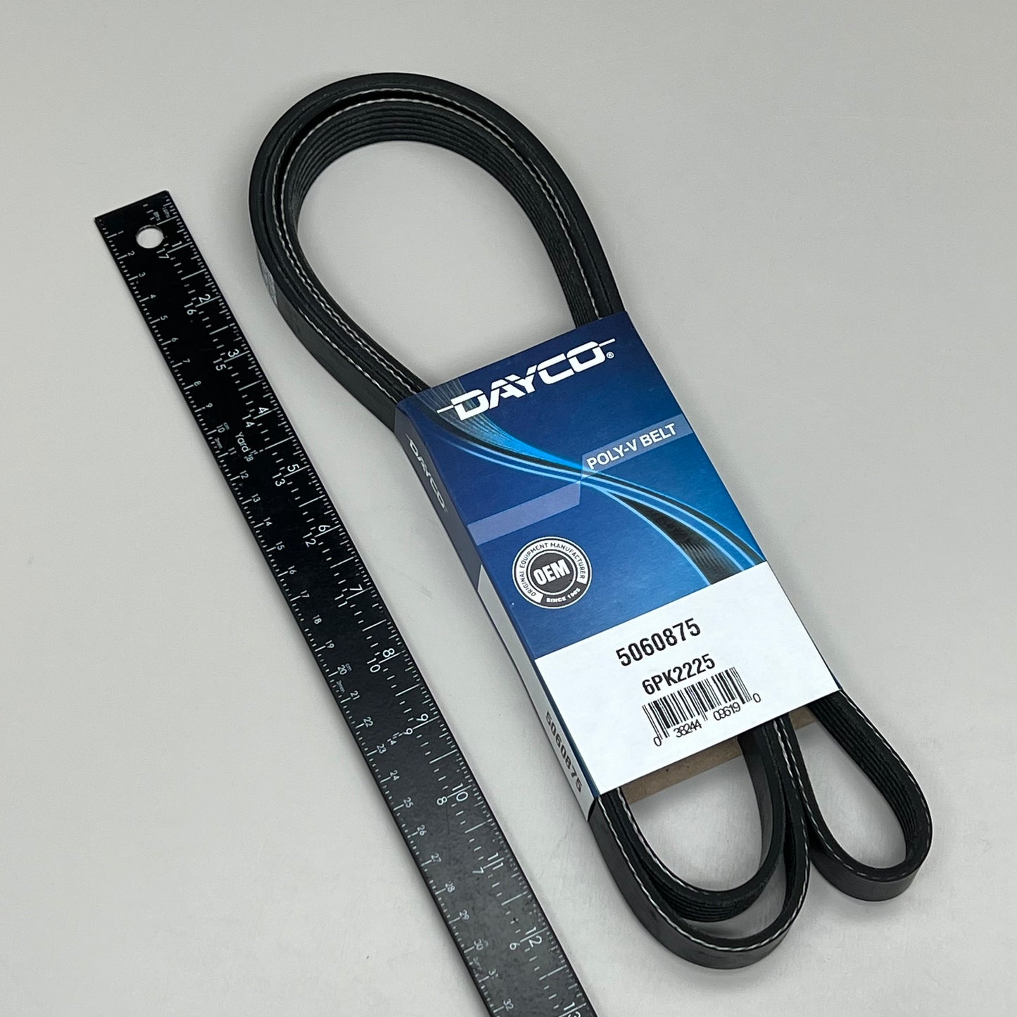 DAYCO Poly Rib Belt Top Width .82" Effective Length 87.60" Straight Rib 5060875