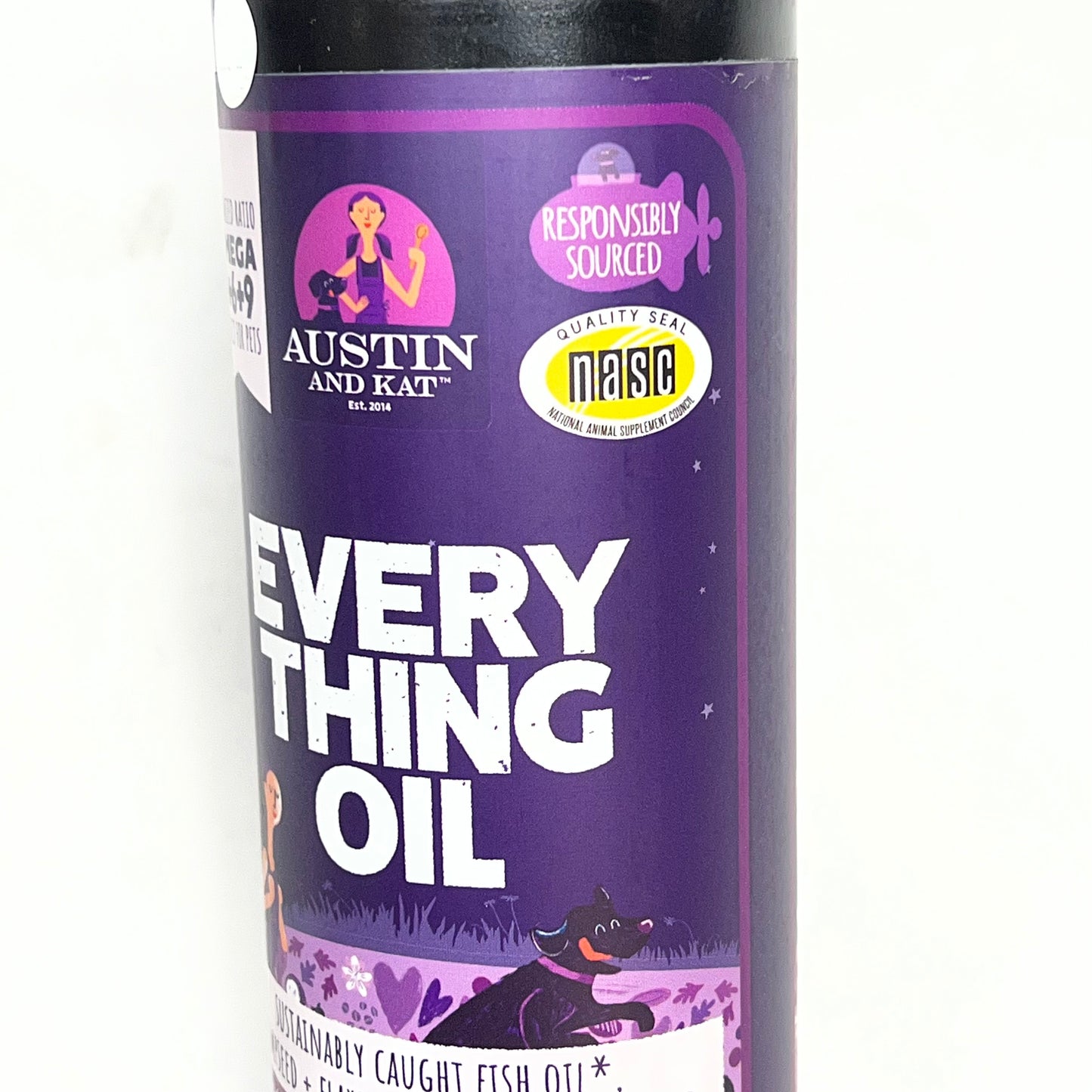 AUSTIN & KAT Austin Everything Oil Omega Fish Oil Liquid Skin & Coat BB 11/27