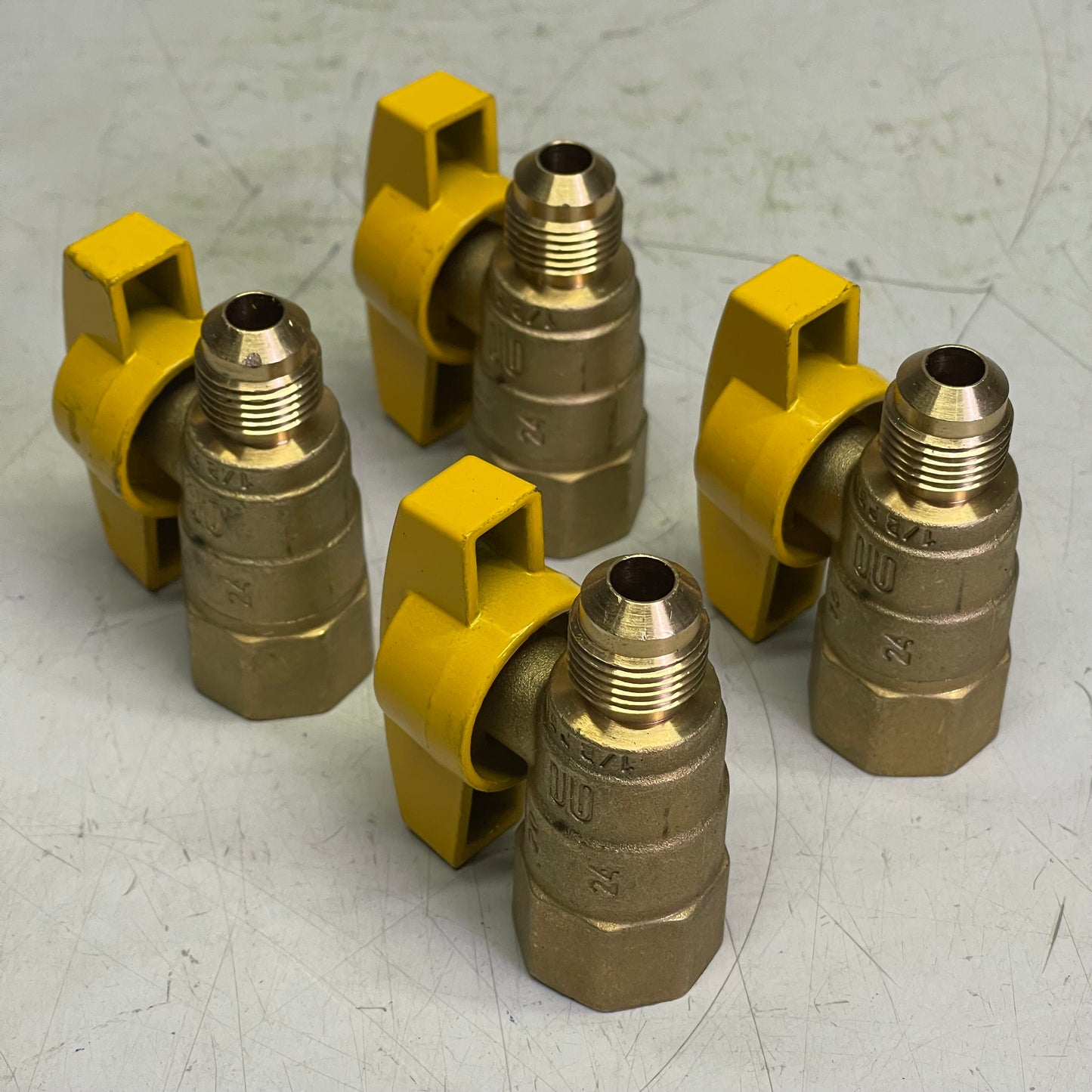 BRASSCRAFT Gas Ball Valve 3/8” OD Flare X 1/2” FIP Brass TBV6-8