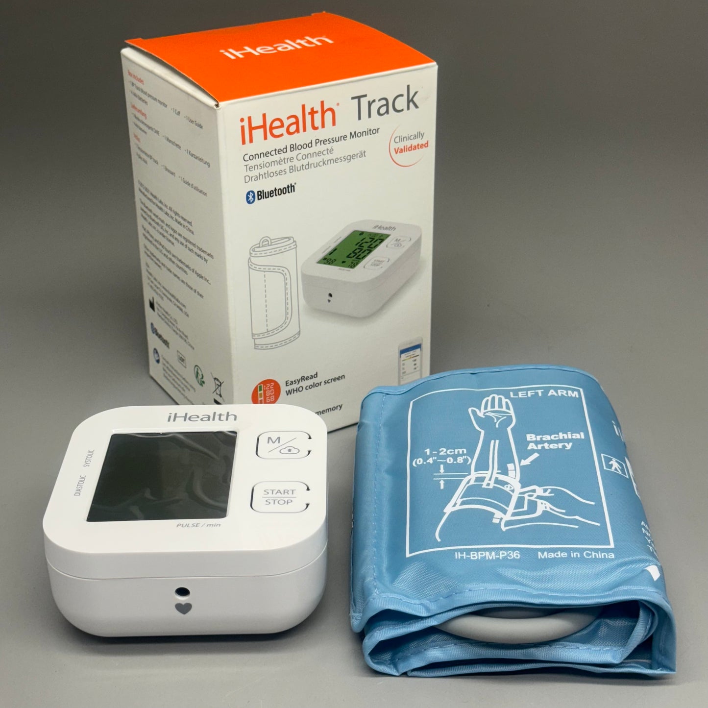 iHEALTH Track Connected Arm Blood Pressure Monitor w/Bluetooth (New)