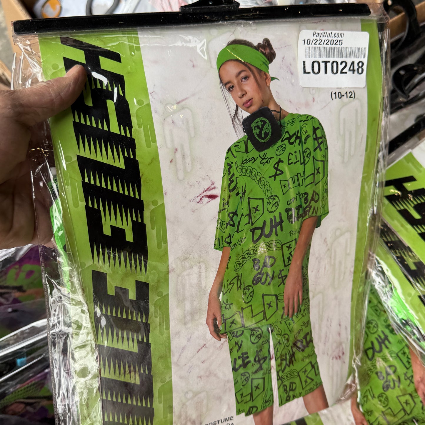 ZA@ Pallet of MIXED Halloween Costumes: Stranger Things, Billie Eilish, Zombies, 2 Overwatch (AS-IS)