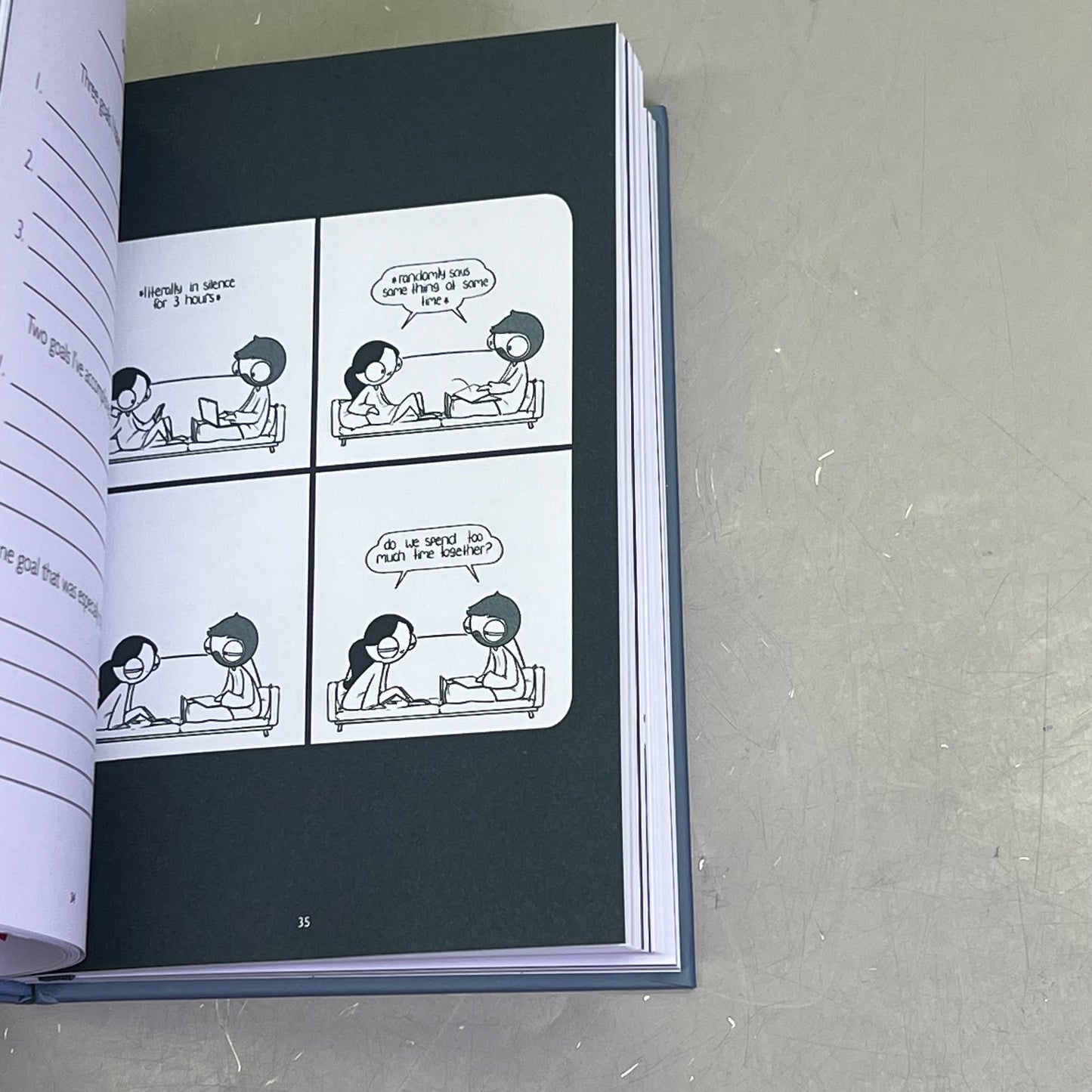 MY HEARTS CONTENT Hardcover Comic, Journal & Sticker Book By Catana Chetwynd