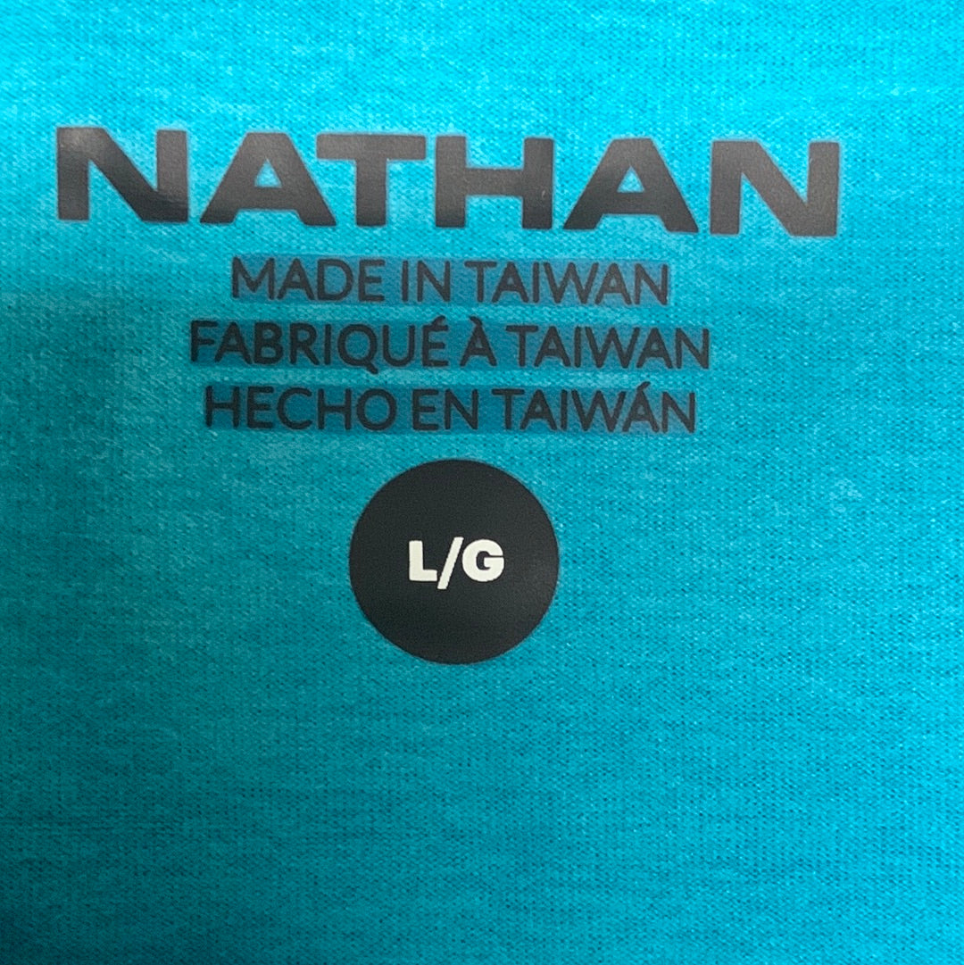NATHAN 365 Hooded Long Sleeve Shirt Women's Sz L Peacock Blue NS50080-60139-L  (New)