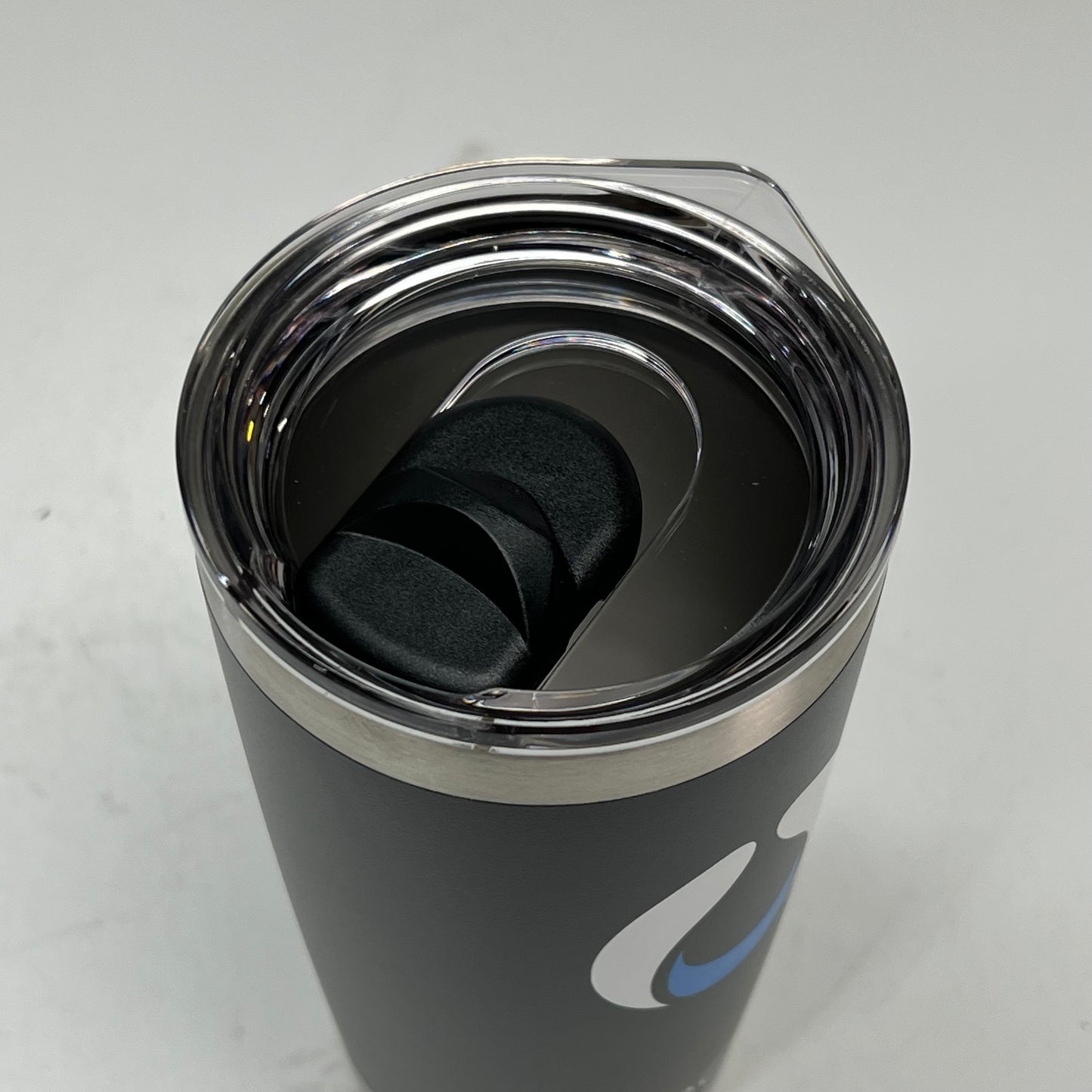 ZA@ ORCA PLUNGE Hot & Cold Beverage Tumbler W/ Logo 20oz Black (As-Is)