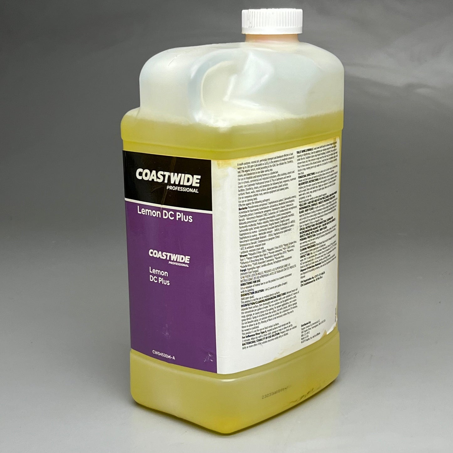 ZA@ COASTWIDE PROFESSIONAL (2 Pack) Concentrate Cleaner Lemon DC Plus 3.25 L C