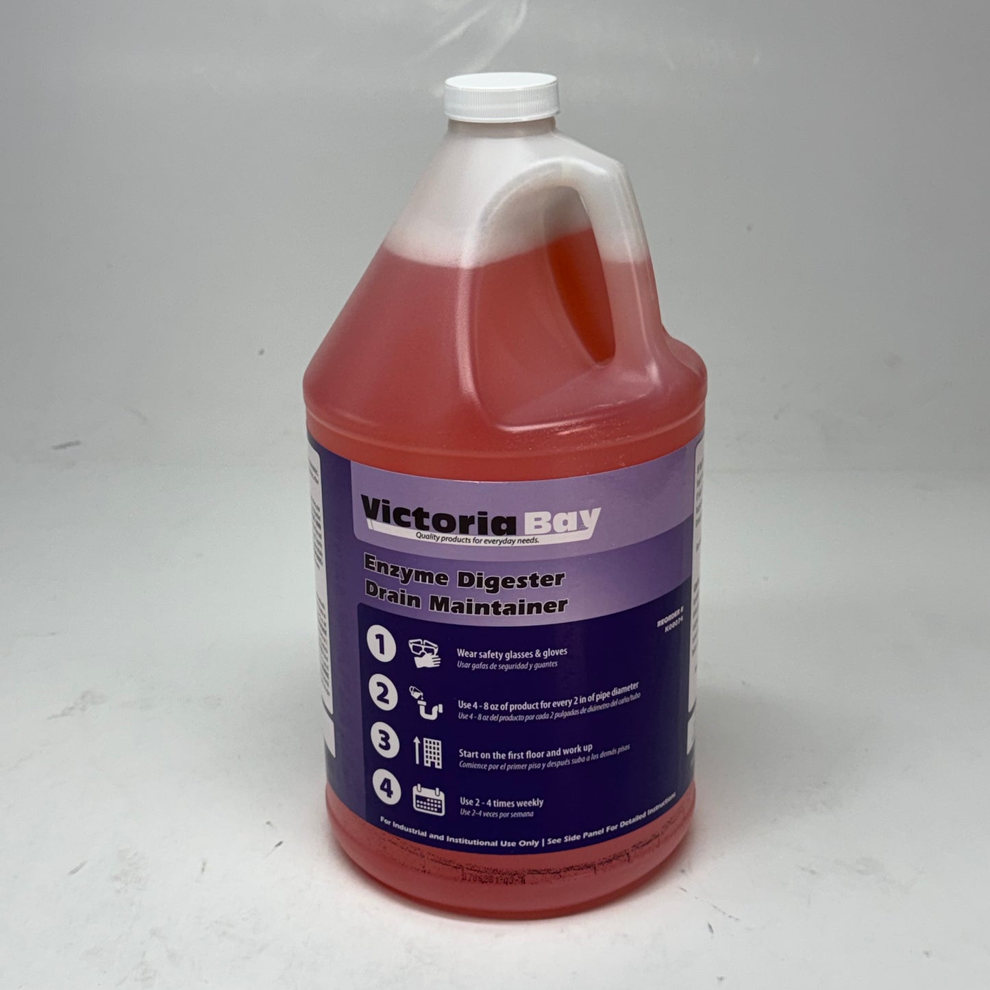 VICTORIA BAY (4 PACK) Commercial Enzyme Digester Drain Maintainer & Odor Control 1 Gal. K00074 (New Other, Distressed Box)