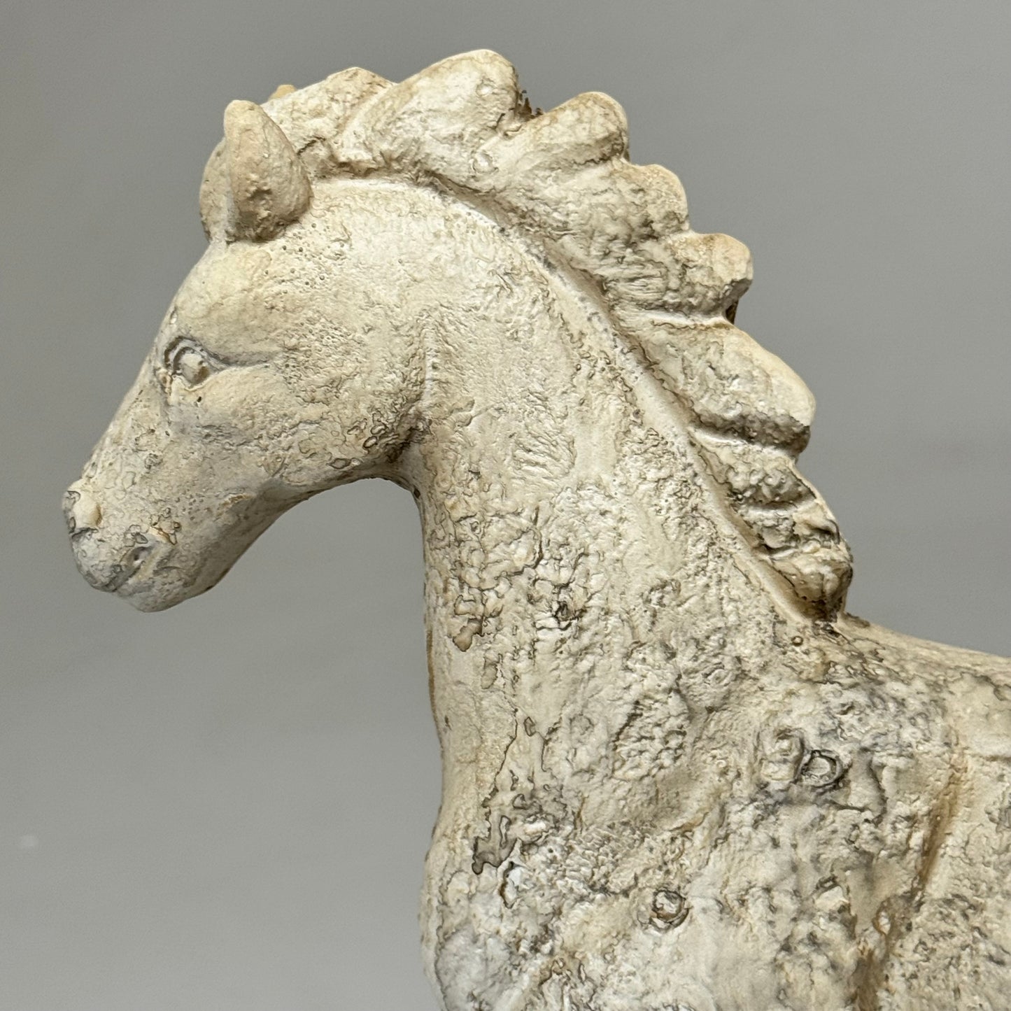 RAZ IMPORTS Distressed Horse Statue Home Decoration 14" Tan 4509914