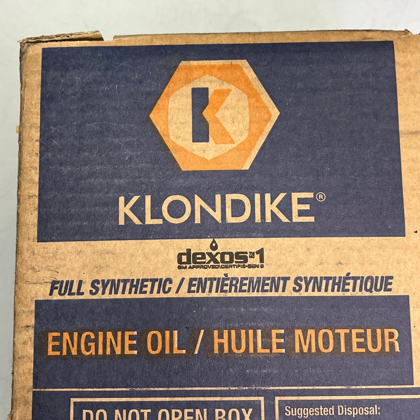 KLONDIKE Full Synthetic Automotive Engine Oil Premium Quality 5.8 Gal KL-LD3082