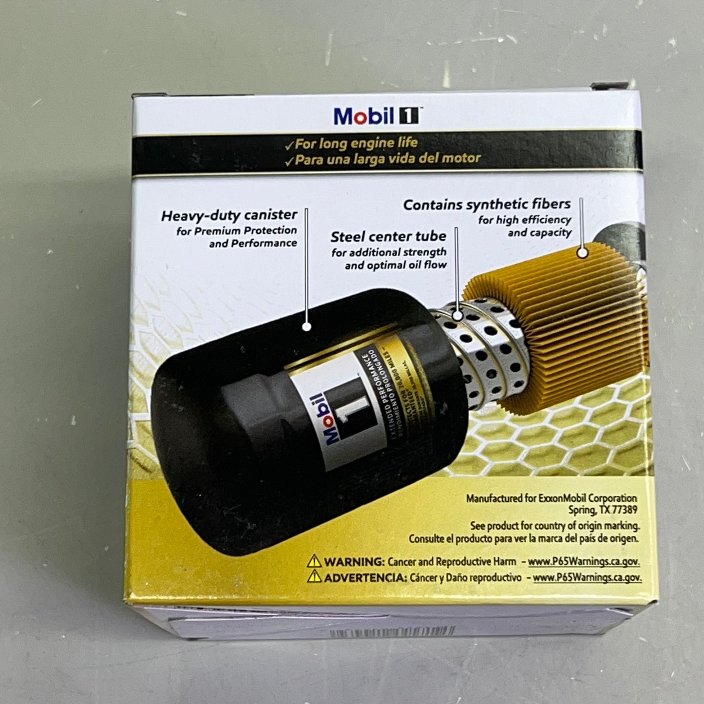 MOBIL 1 (3 PACK) Engine Oil Filter Extended Performance Black M1-204A