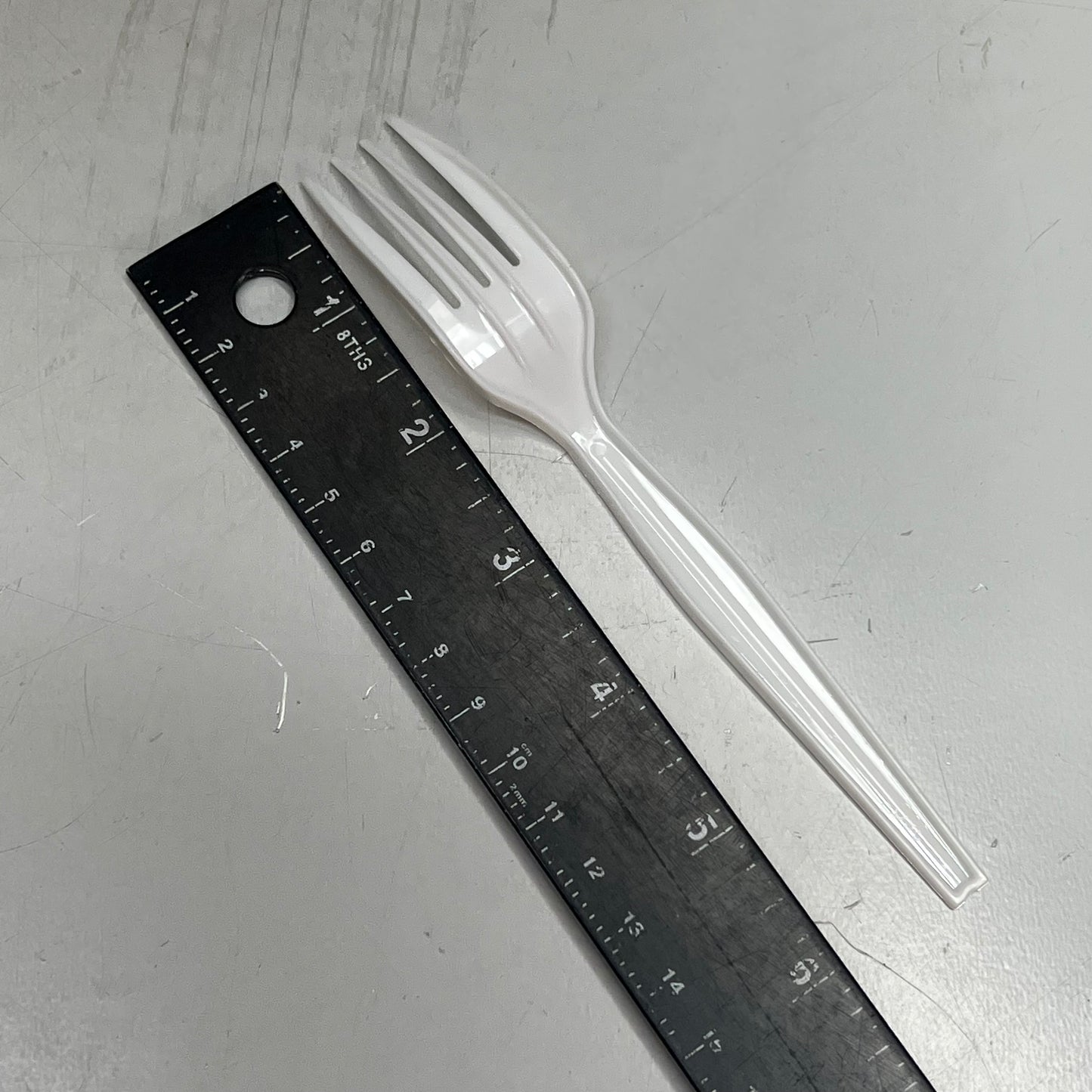 ZA@ PERK (1000 PACK) Mediumweight Plastic Cutlery Forks Polystyrene White PK58698
