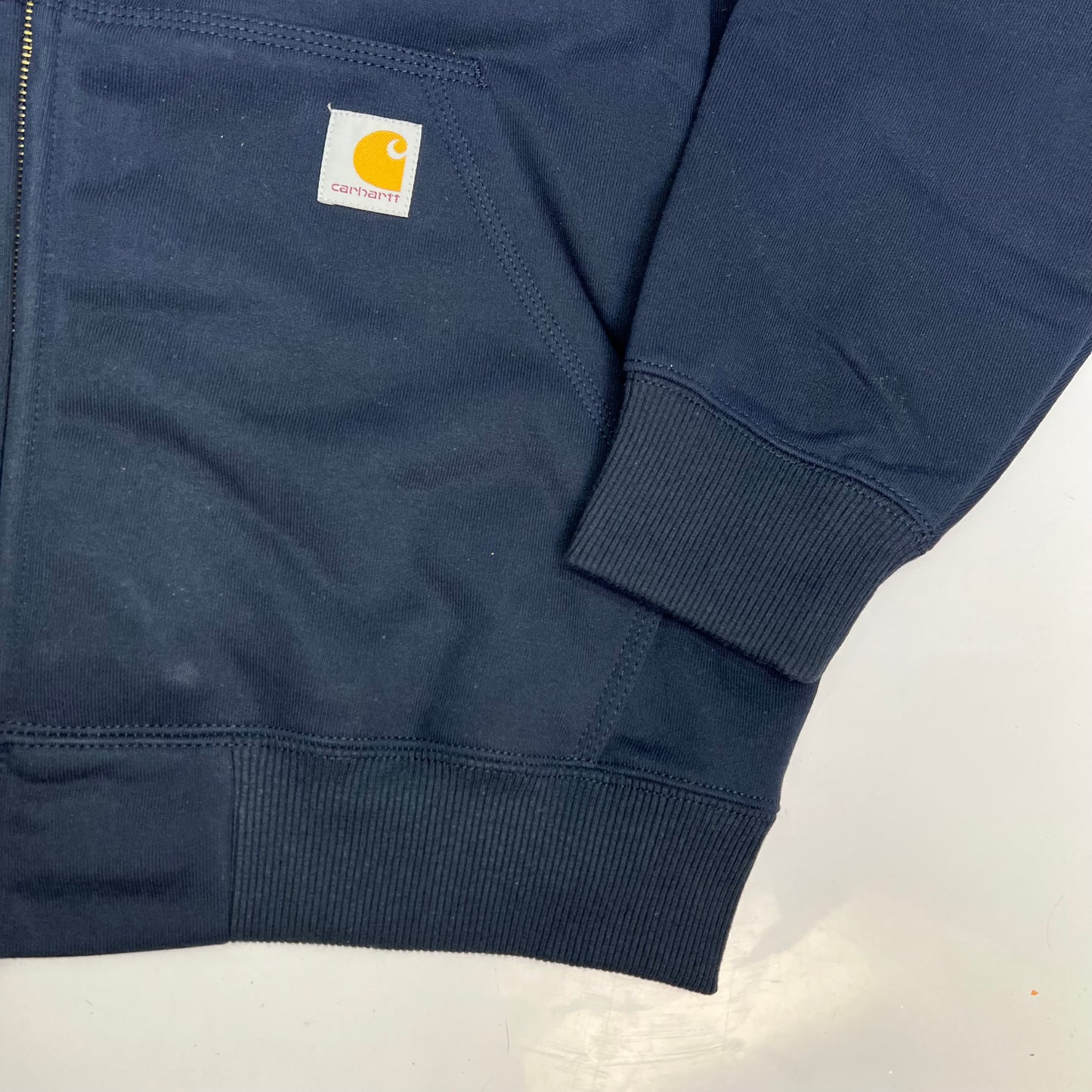 CARHARTT Rain Defender Paxton Full-Zip Sweatshirt Men's Sz XL Navy Blue TS0614