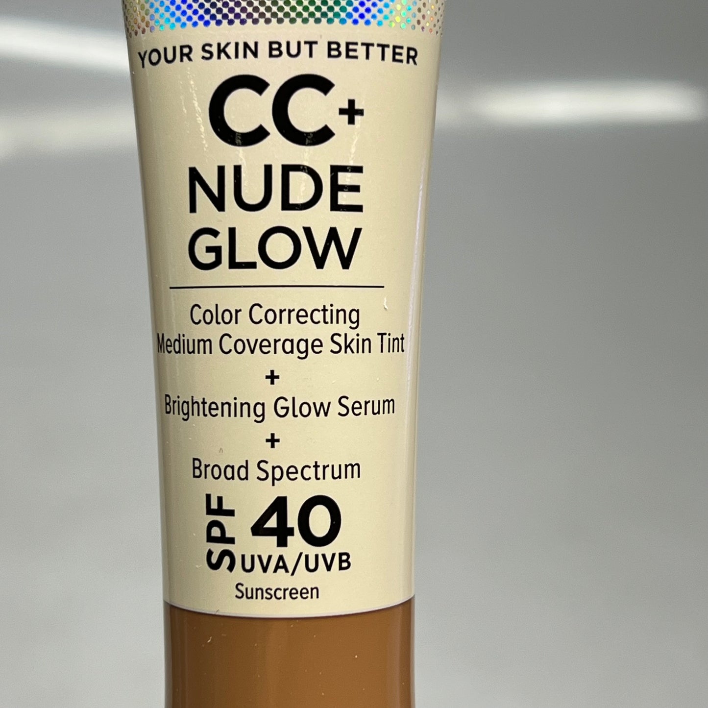 IT COSMETICS Cc+ Nude Glow Lightweight Foundation W/ Spf 40 1.08 oz Rich Honey