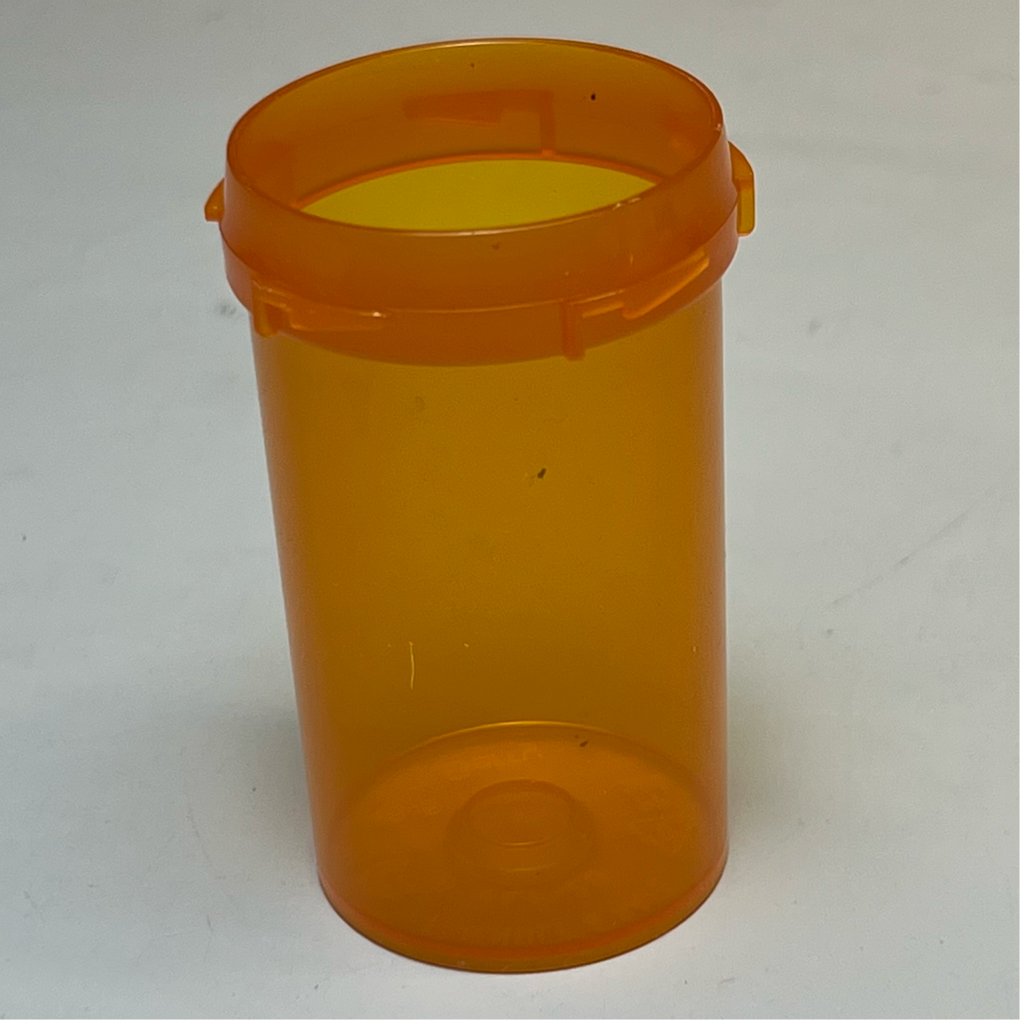 ZA@ BERRY Friendly & Safe VL-20 DR Light Amber Plastic Vials Box Of 235 PCs Sz 3” (No Caps) (New)