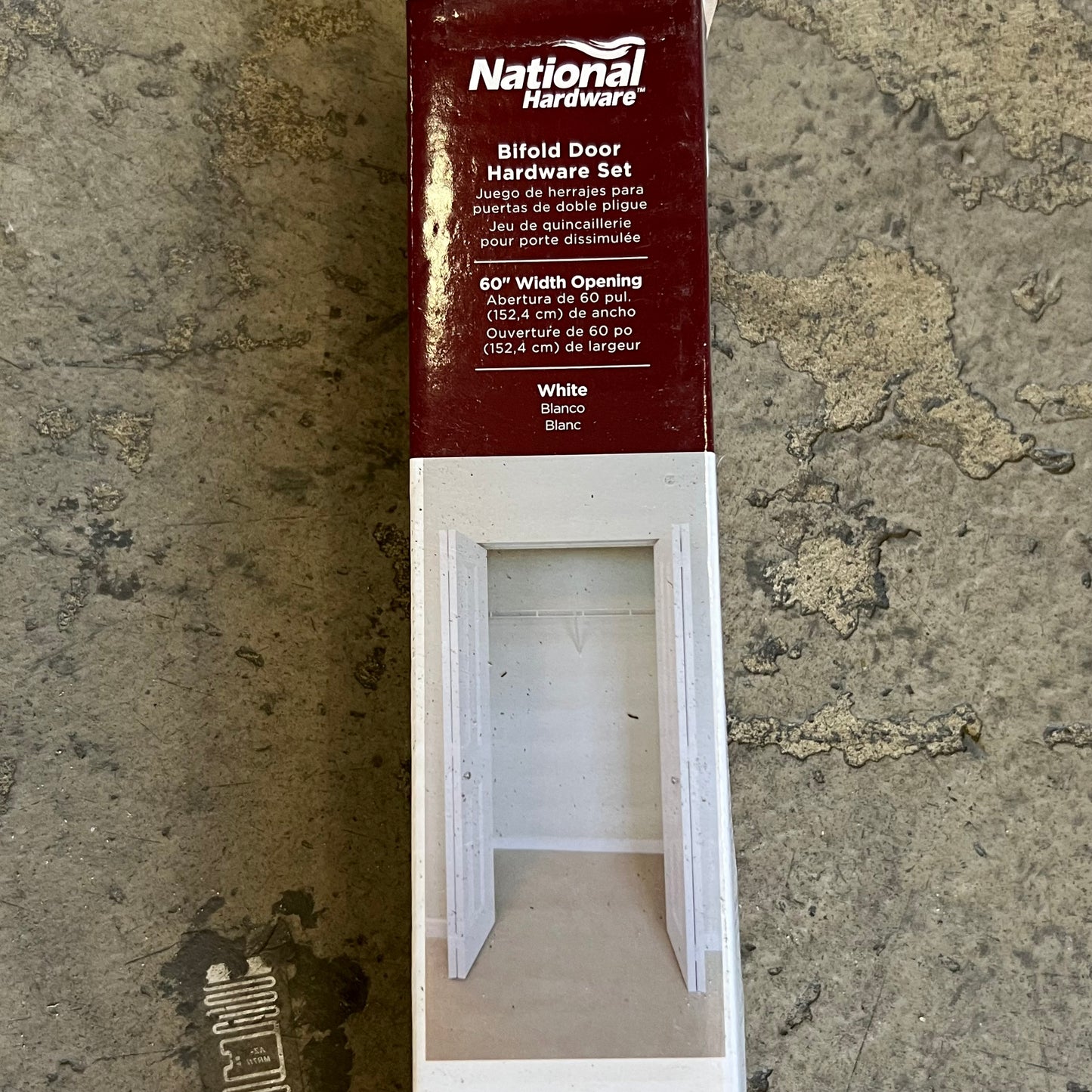 NATIONAL HARDWARE Bifold Door Hardware Set 60" Width Opening