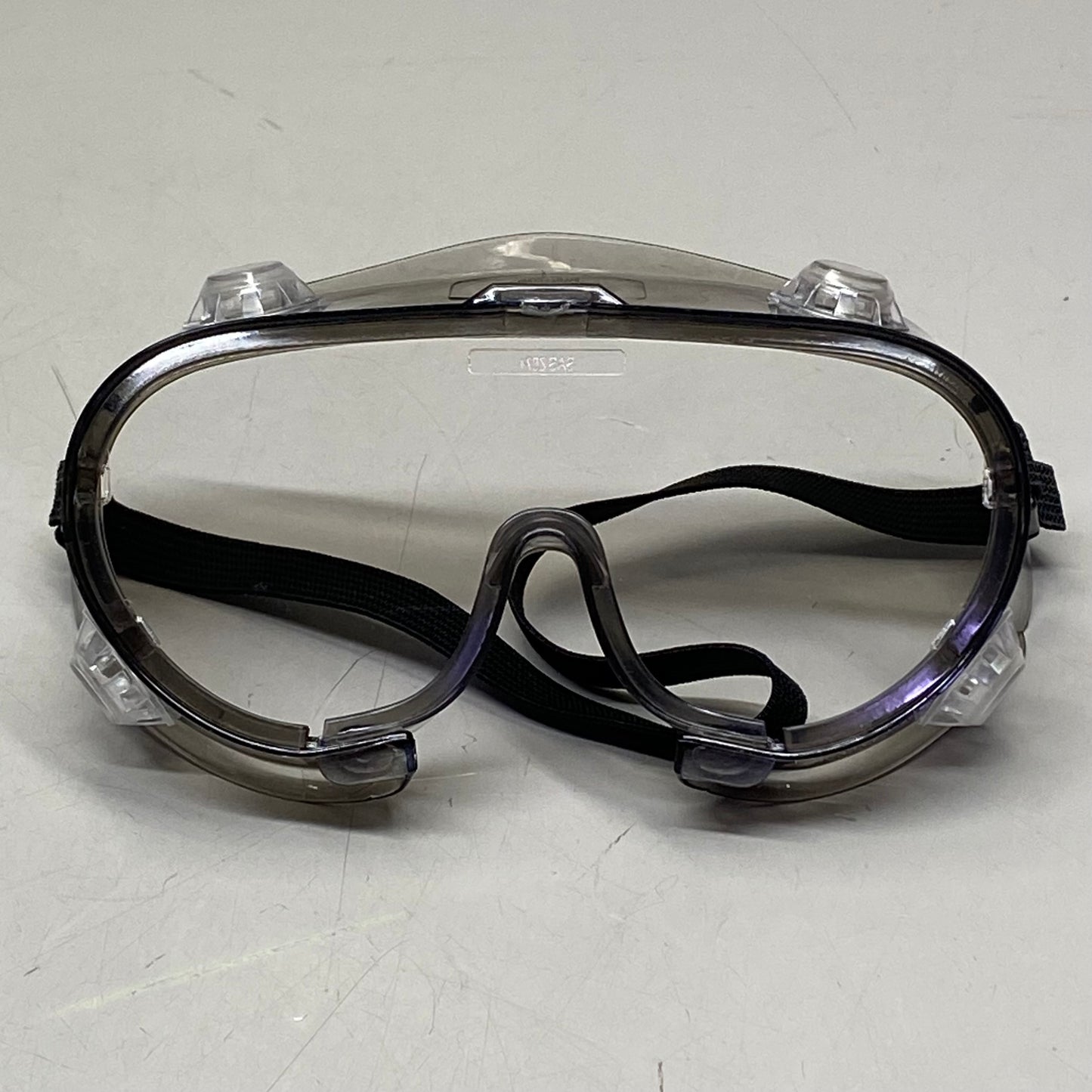 SAS SAFETY CORP (2 PACK) Chemical Splash Safety Goggles Black Frame /Clear Lens 5109