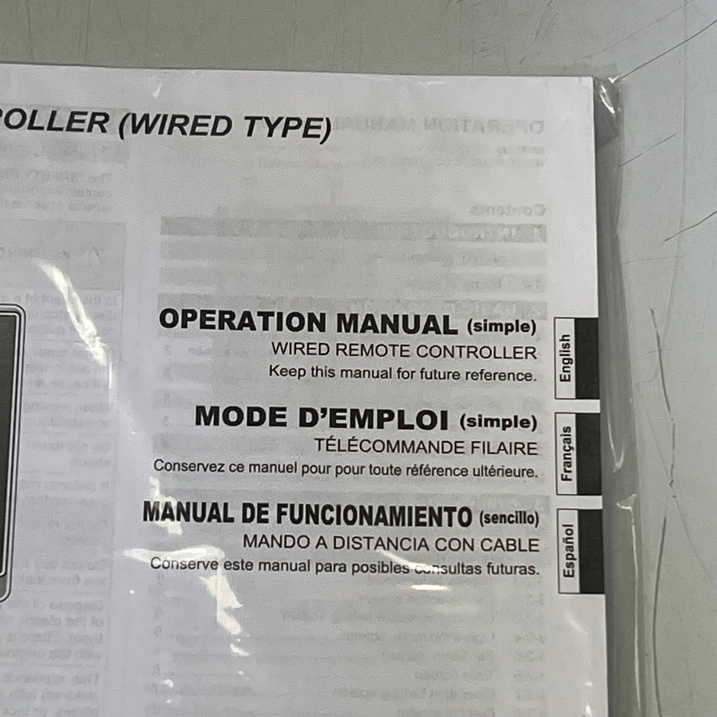 FUJITSU Airstage Touch Screen Wired Kagami Controller 2 Wire  Grey UTY-RVRU